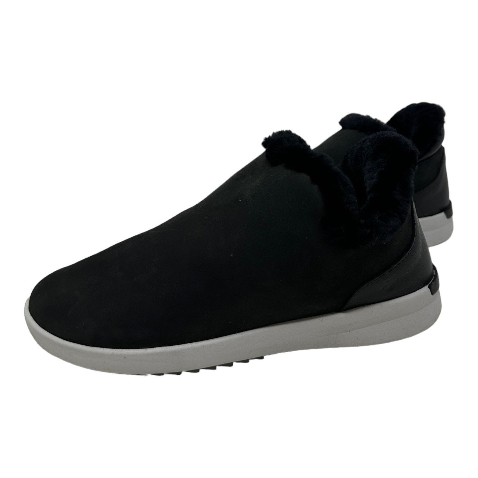 Olukai Olukai Malua Hulu Black Leather Slip-On Sneaker size 7.5 Size US 7.5 / IT 37.5 - 10 Thumbnail