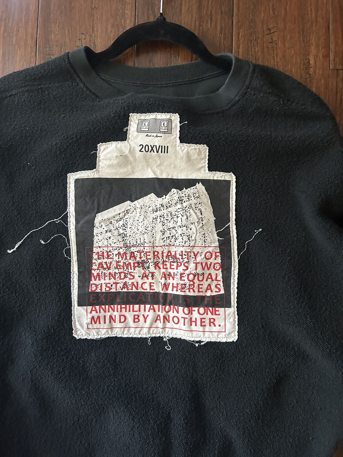 Cav Empt Cav Empt Black Sweatshirt Size US M / EU 48-50 / 2 - 4 Thumbnail