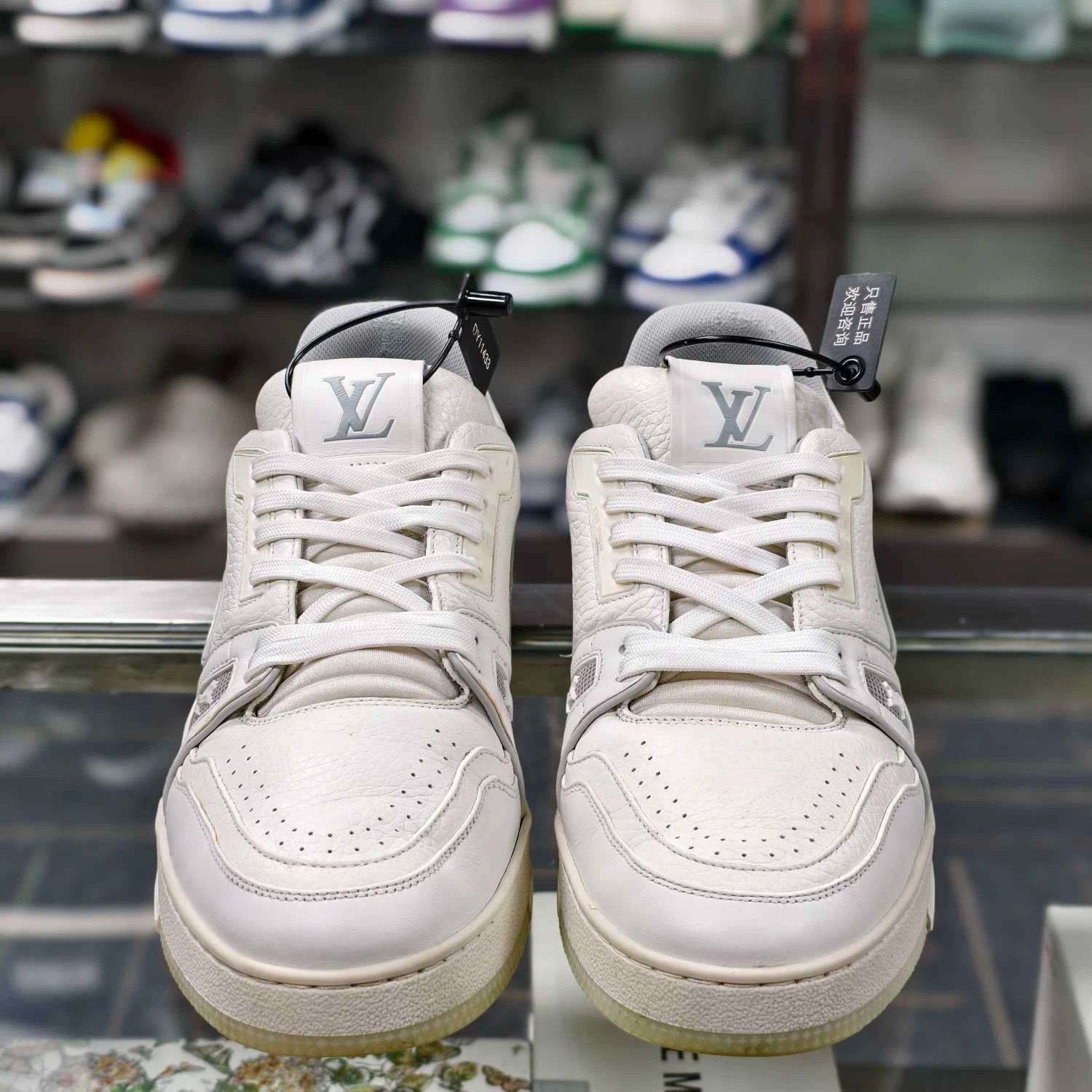 Louis Vuitton louin vuitton lv trainer white cement sneakers Size US 8.5 / EU 41-42 - 2 Thumbnail