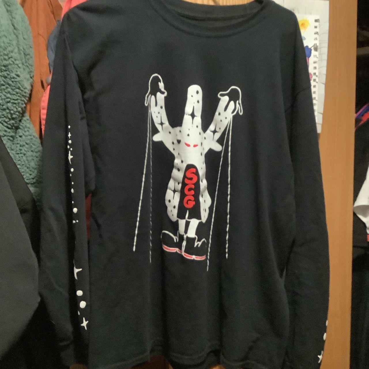 Lil Ugly Mane SCG SECRET CIRCLE LIL UGLY MANE LONG-SLEEVE BLACK GRAPHIC T Size US L / EU 52-54 / 3 - 1 Thumbnail
