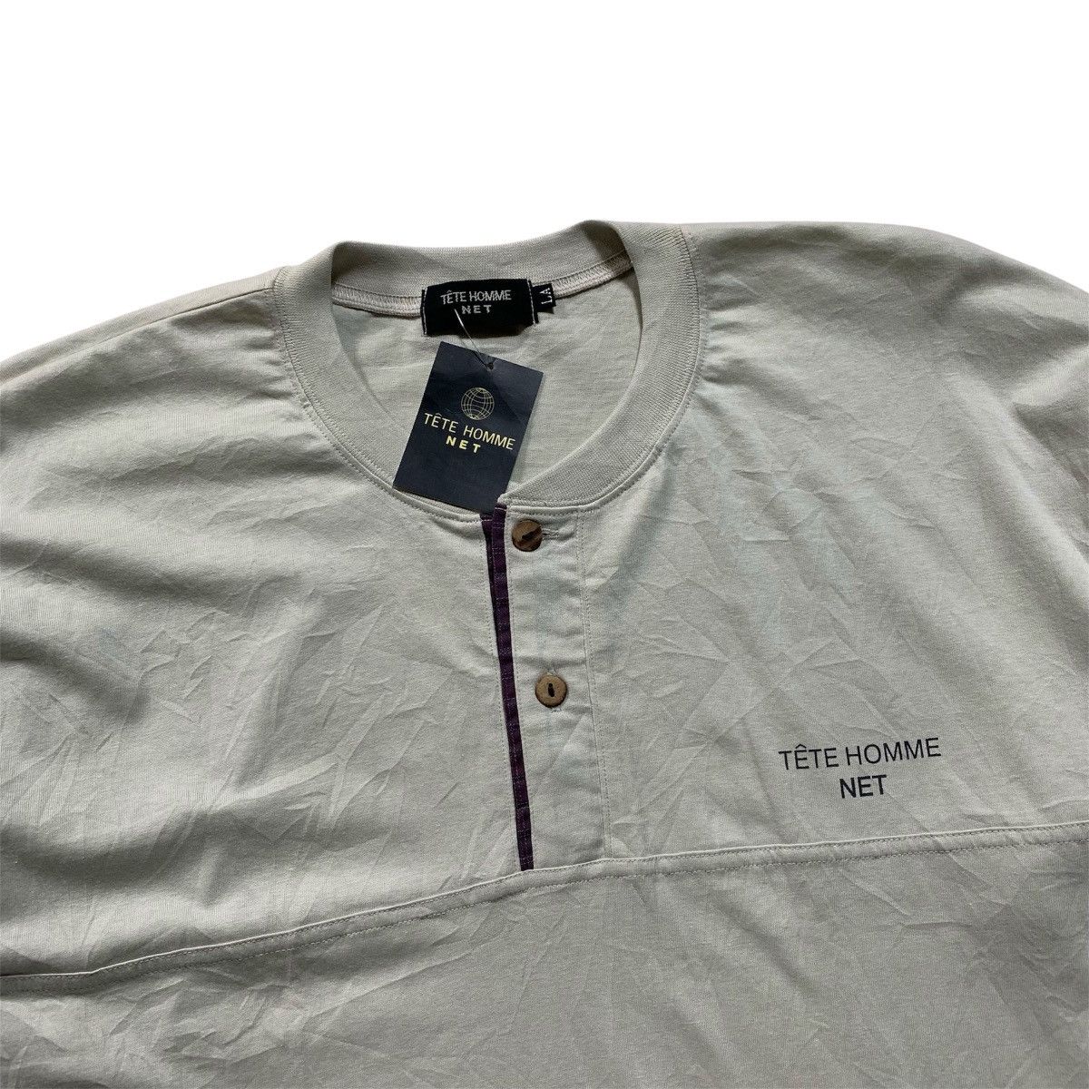 Tete Homme Tete Homme Issey Miyake Longsleeve Button Japanese Brand Size US L / EU 52-54 / 3 - 3 Thumbnail
