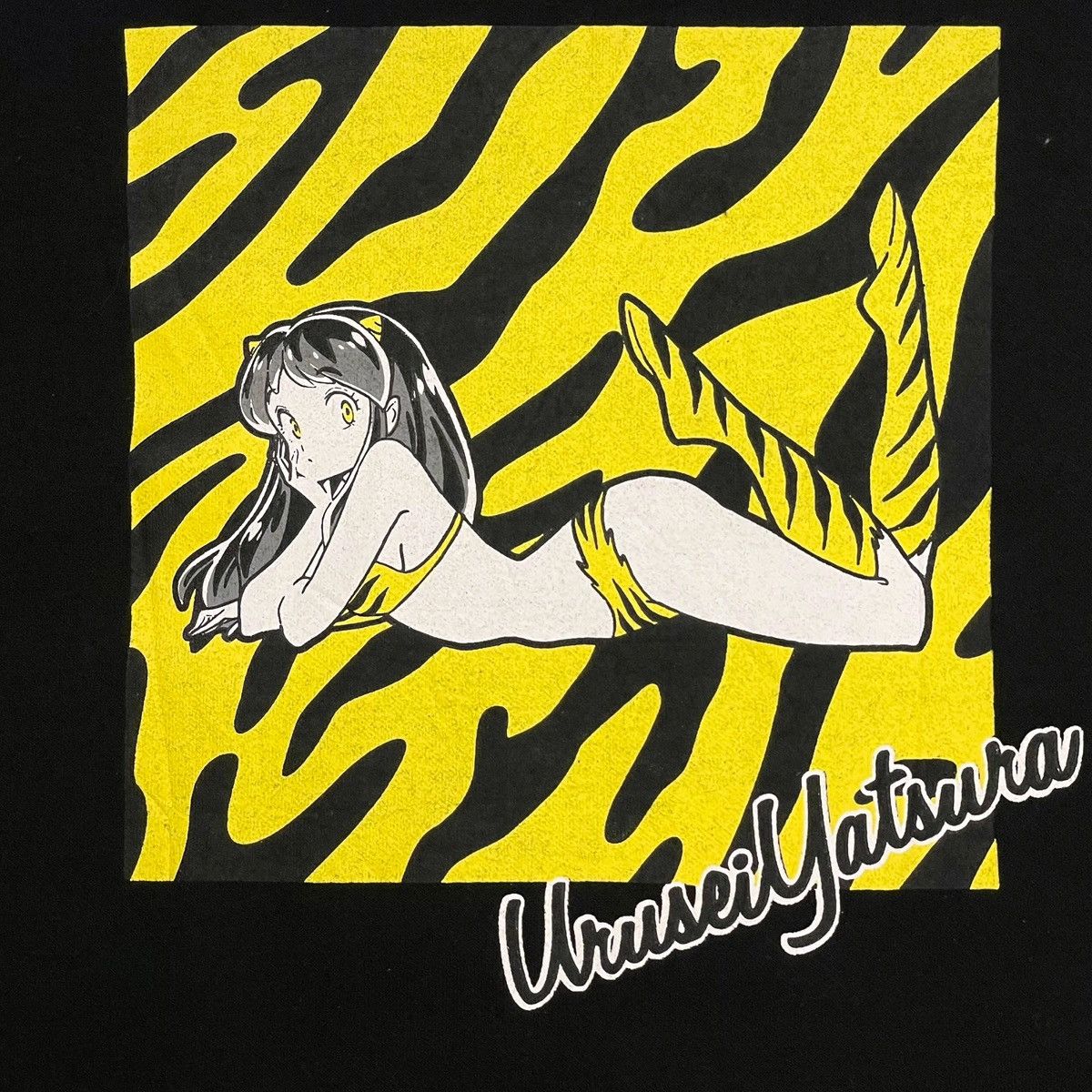 Anime Urusei Yatsura Lum-chan Black Sweatshirt Size US L / EU 52-54 / 3 - 9 Thumbnail