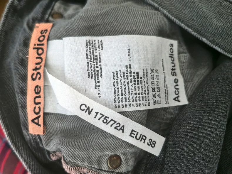 Acne Studios acne studios Smoky gray jeans 2504-Nextarrow Size US 38 / EU 54 - 3 Thumbnail