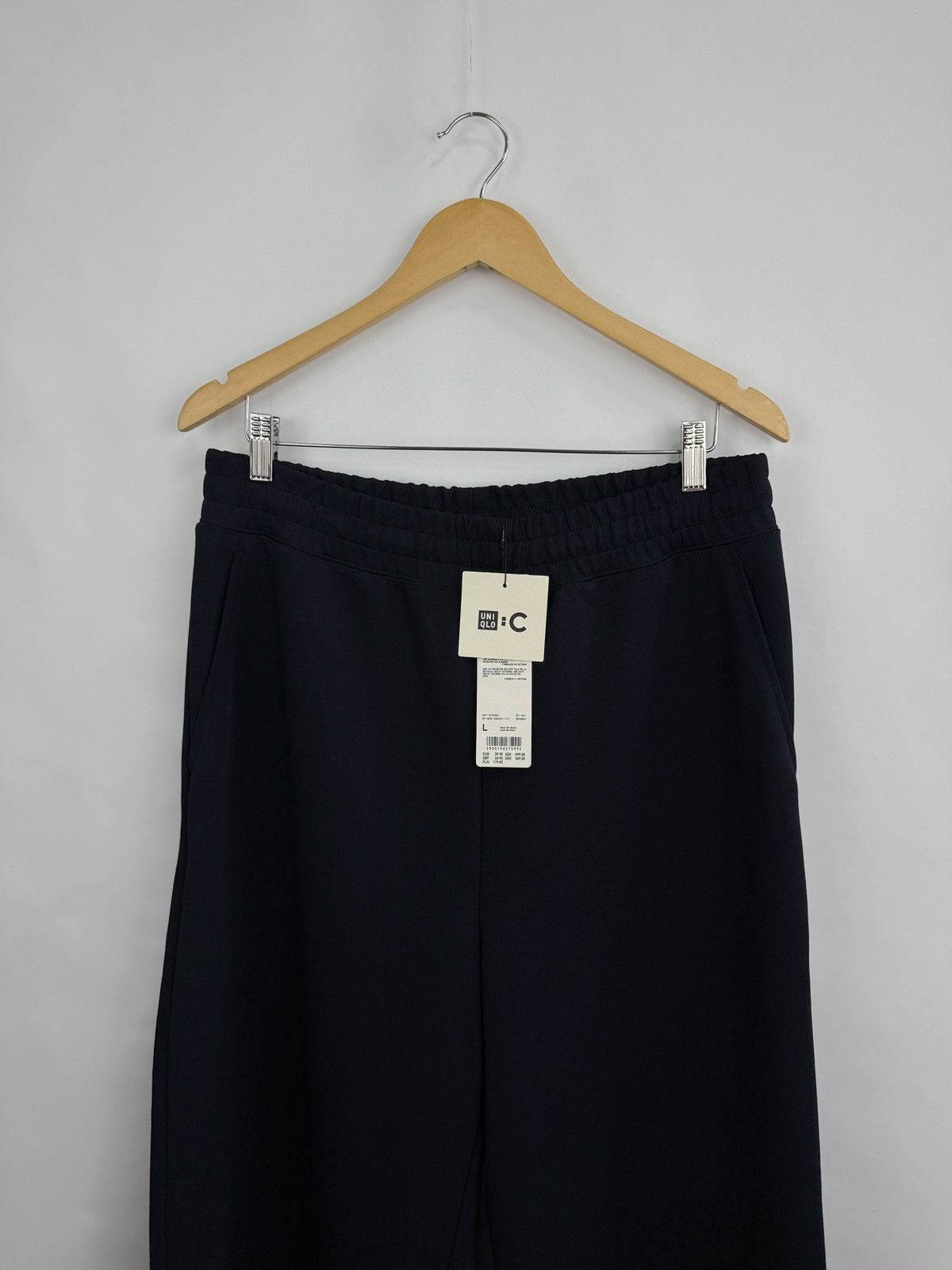Uniqlo ❗️NWT 🇯🇵 UNIQLO :C Clare Waight Keller Sweat Wide Pants Navy Size US 34 / EU 50 - 3 Thumbnail