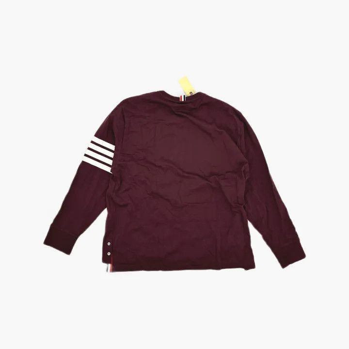 Thom Browne Men's Classic Stripe Sweatshirt Red -2507