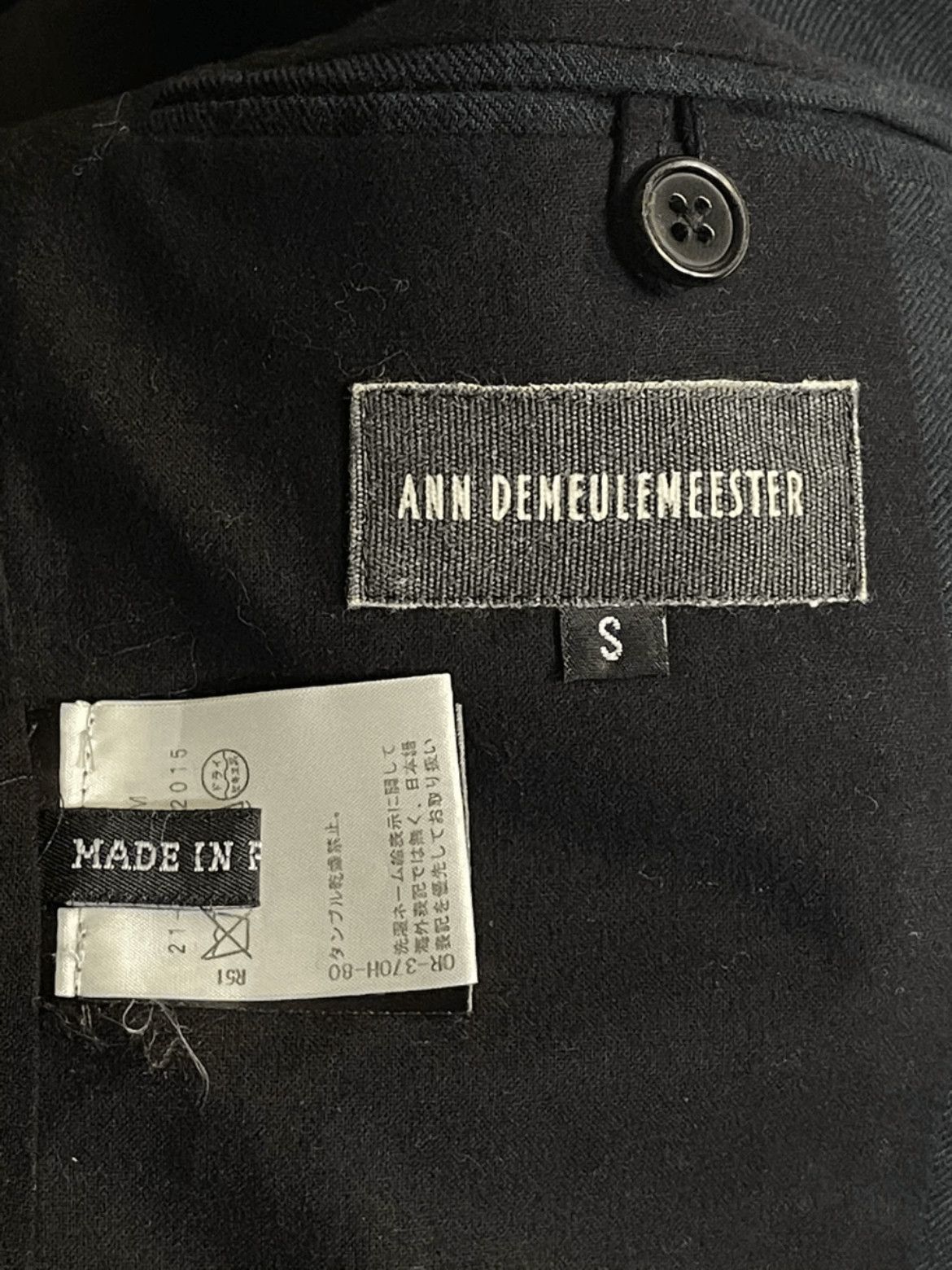 Ann Demeulemeester Ann Demeulemeester Vintage Blazer Jacket Size US S / EU 44-46 / 1 - 7 Thumbnail