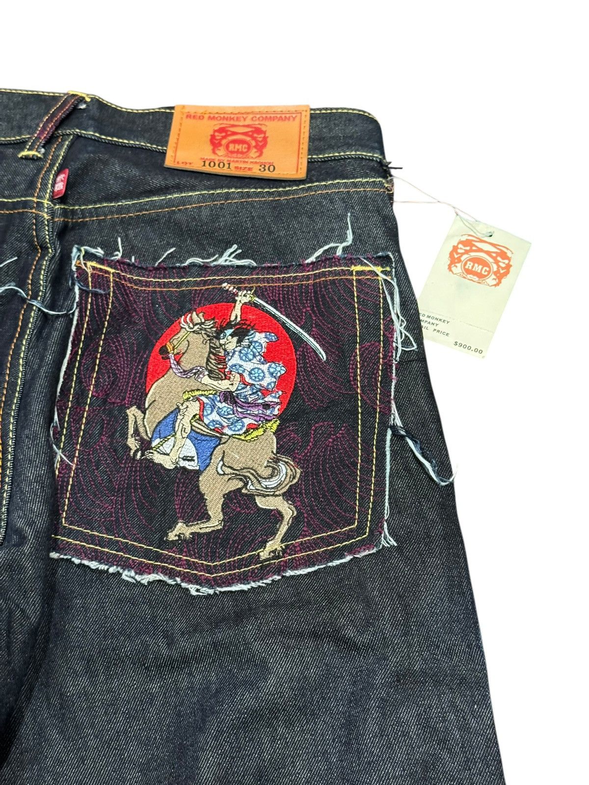 Japanese Brand × RMC Jeans Rmc red monkey co jeans denim samurai explicit new SIZE 30 Size US 30 / EU 46 - 2 Thumbnail