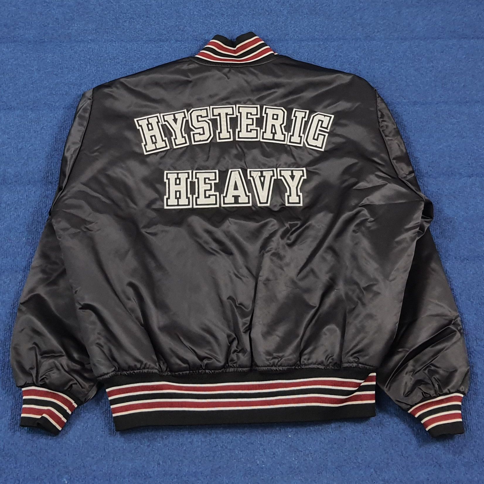 Hysteric Glamour Vintage Hysteric Glamour Hysteric Heavy Bomber Satin C303N3 Size US L / EU 52-54 / 3 - 1 Thumbnail