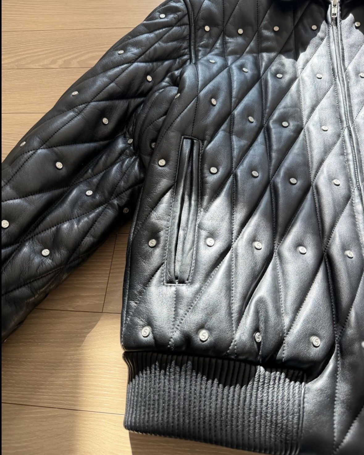 Supreme Supreme Quilted Studded Leather Jacket Size US M / EU 48-50 / 2 - 4 Thumbnail