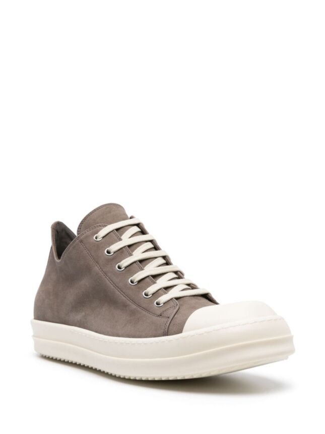 image of Rick Owens Lido Low Sneakers in Brown, Men's (Size 7)
