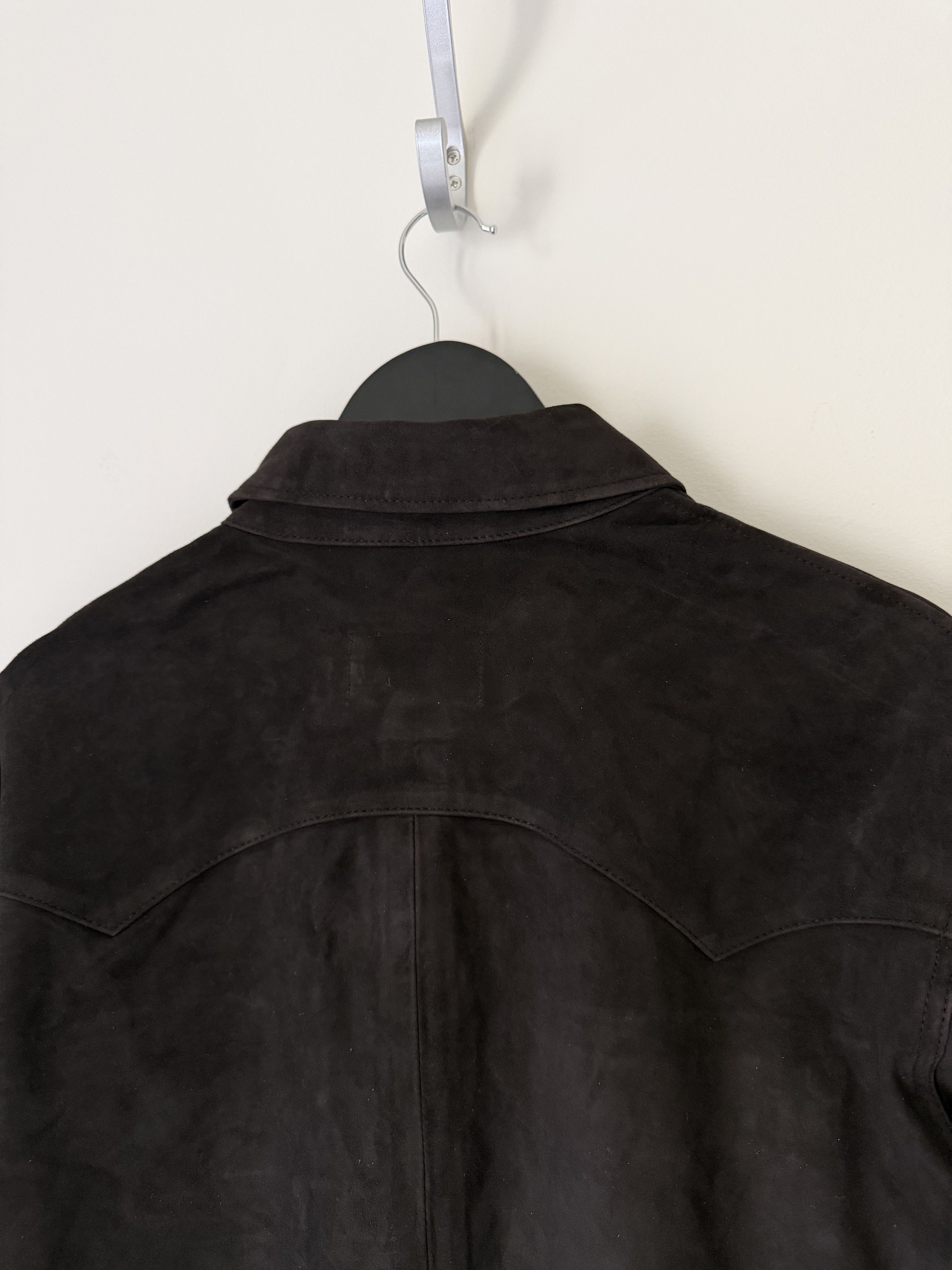 DENIM TEARS Denim Tears Suede Shirt in Coffee Brown Size US L / EU 52-54 / 3 - 7 Thumbnail