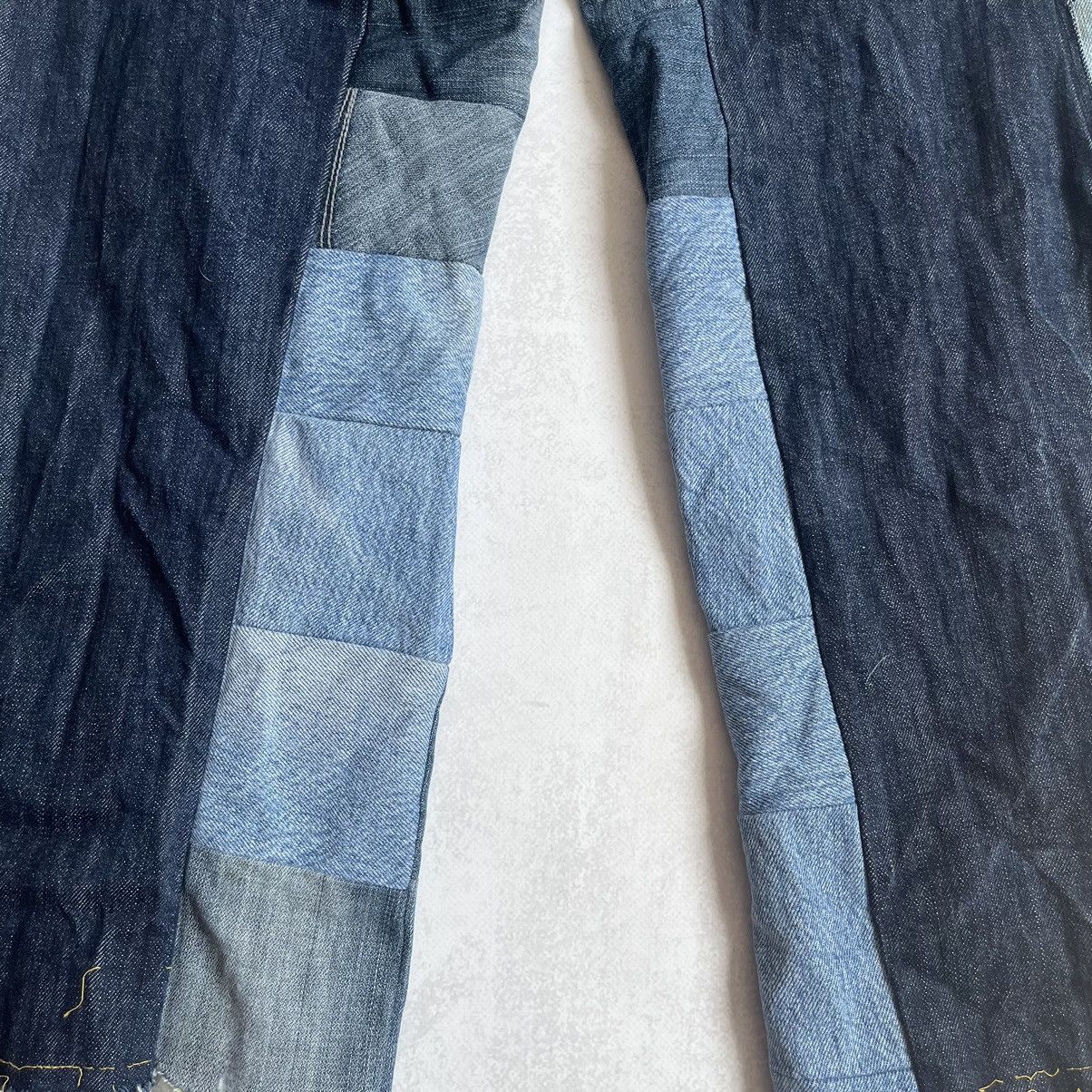 Levi's × Vintage Vintage Levis wide Custom Patchwork Denim baggy Jeans Size US 30 / EU 46 - 10 Thumbnail
