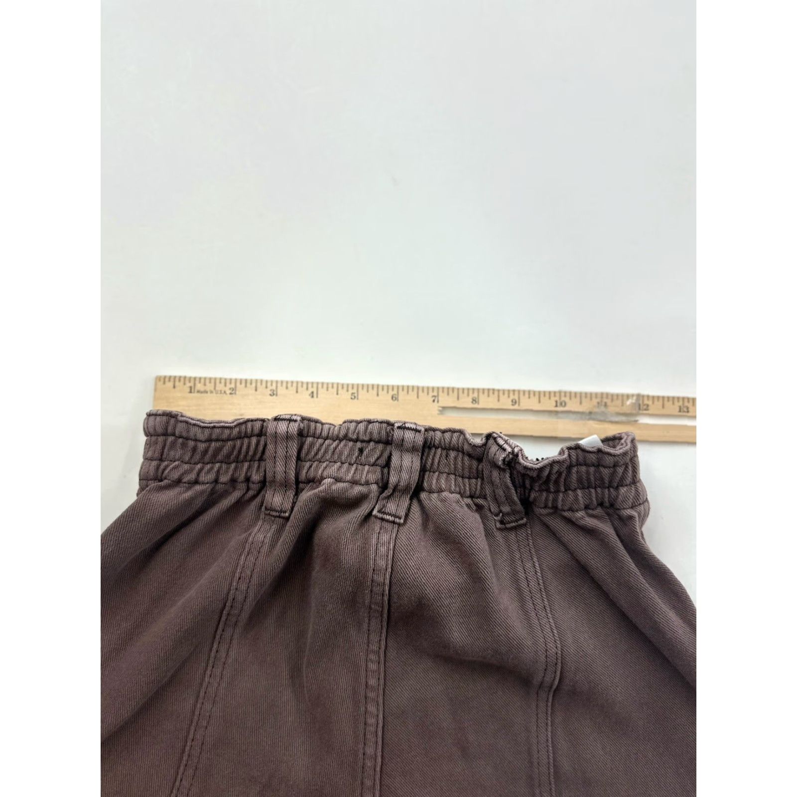 Pacsun Pacsun Jeans Womens XS Brown Elastic Waist Cargo Straight - Adult XS Womens Brown Cargo Jeans Size 26" / US 2 / IT 38 - 8 Thumbnail