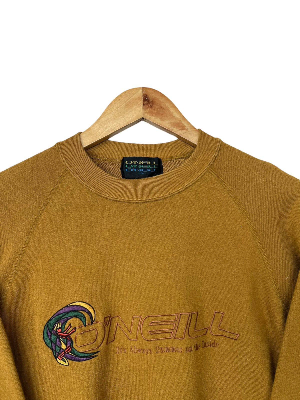 O'Neill × Vintage Vintage 90s Oneill Embroidered Logo Sweatshirt Size US S / EU 44-46 / 1 - 2 Thumbnail