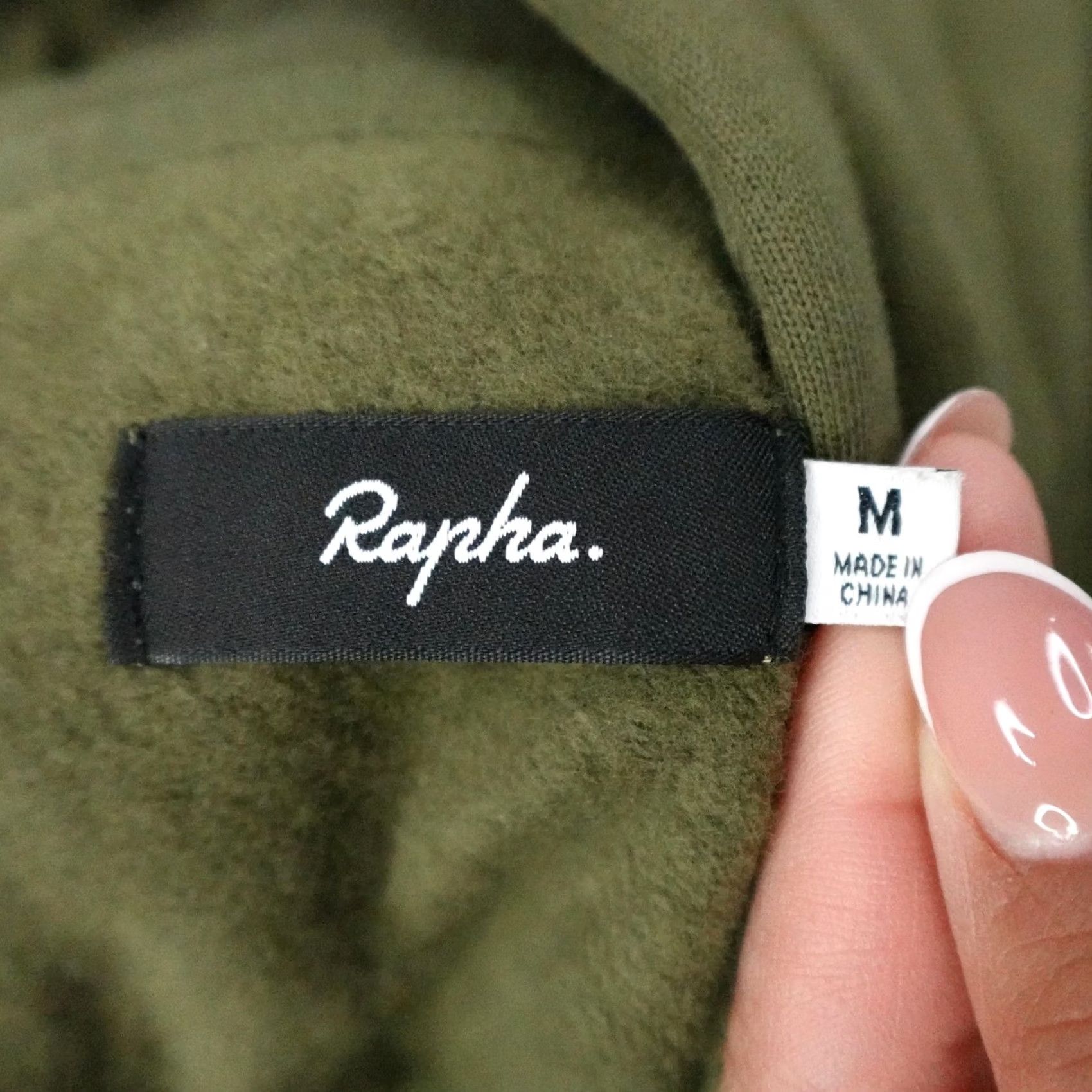 Rapha Rapha Hoodie Mens Medium Green Fleece Full Zip Up Sweatshirt Cycling Athletic Size US M / EU 48-50 / 2 - 7 Thumbnail