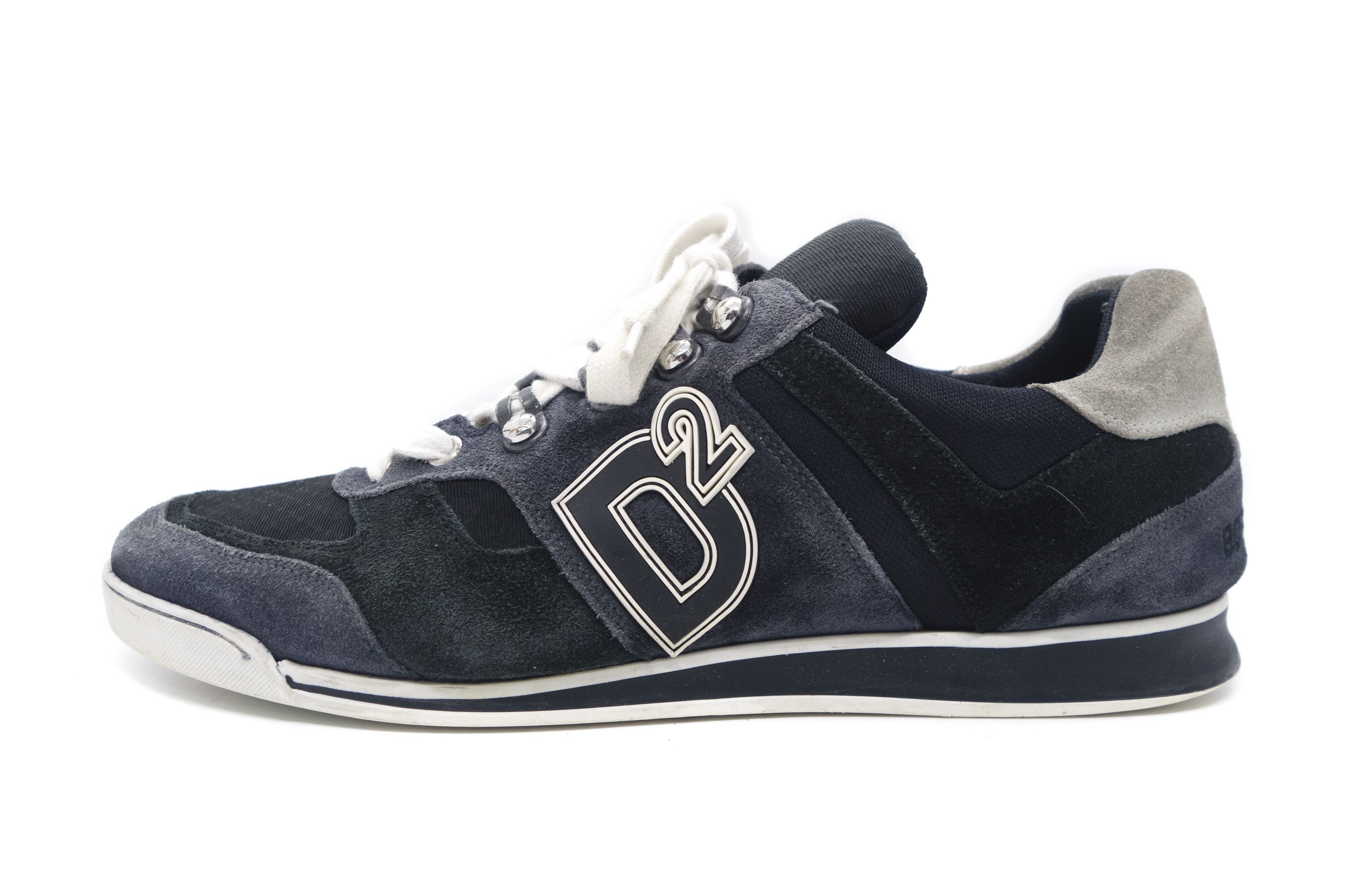 Dsquared2 D2 Logo Y2K Low Sneakers Size US 10 / EU 43 - 1 Thumbnail