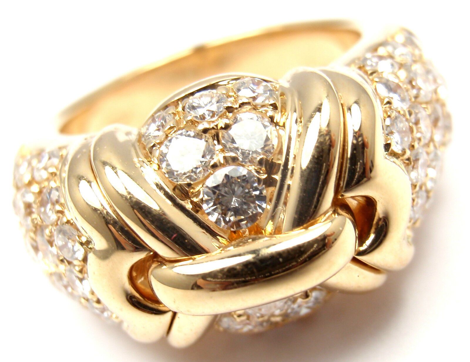 Bvlgari Bulgari 18K Yellow Gold 2ct Diamond Ring