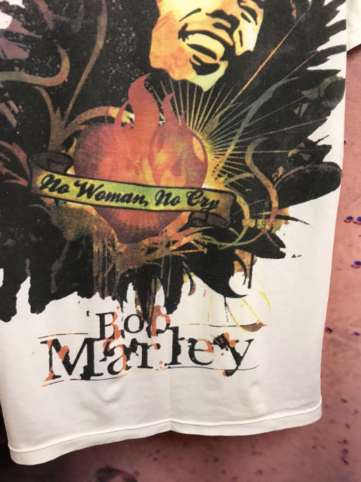 Bob Marley Vintage Bob Marley no woman no cry streetwear tee Size US M / EU 48-50 / 2 - 3 Thumbnail