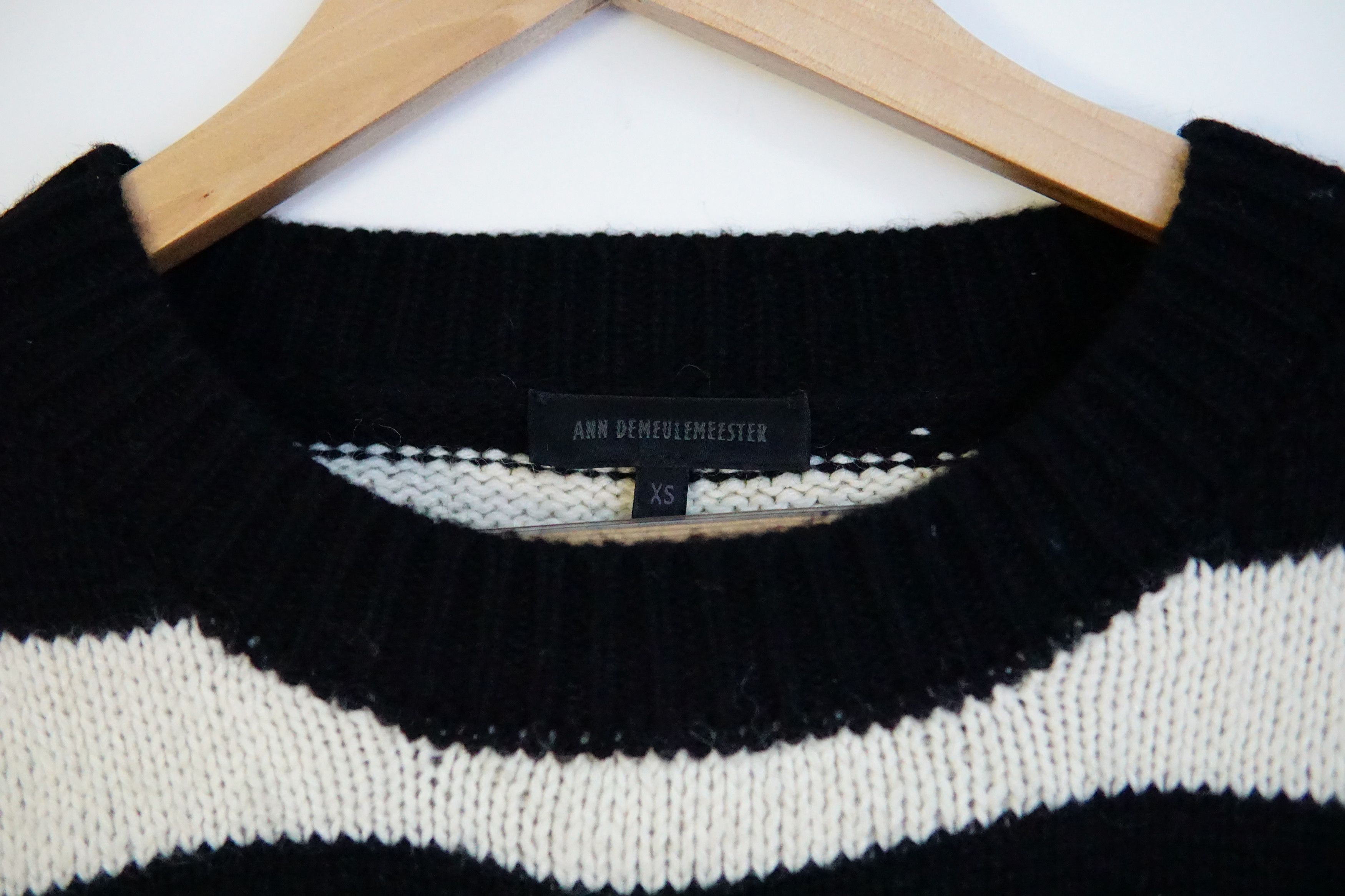 Ann Demeulemeester Striped Wool Knit Size US S / EU 44-46 / 1 - 3 Thumbnail