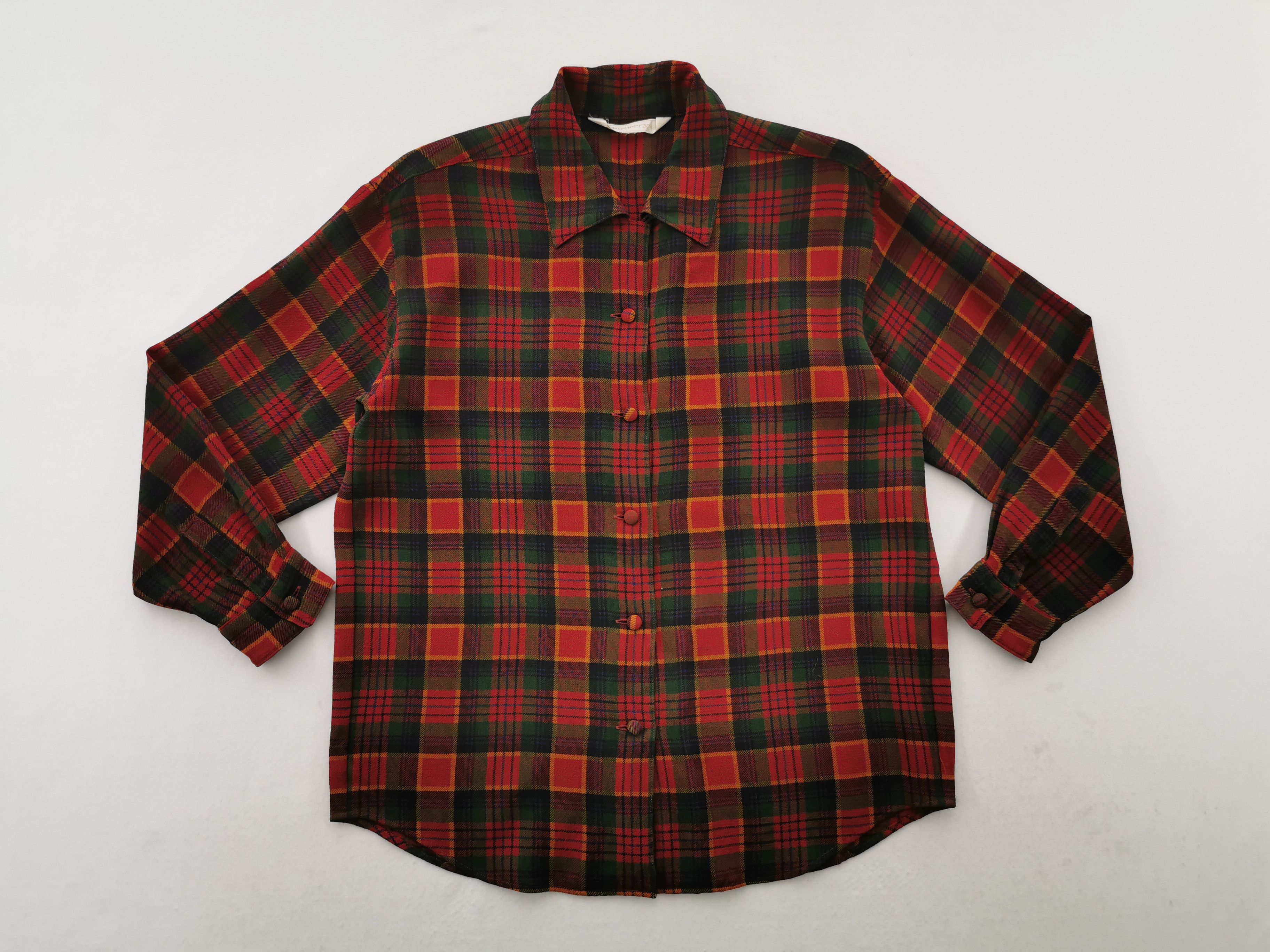 Burberry Vintage 90's Burberry Checked Blouses Womens Size M Size M / US 6-8 / IT 42-44 - 1 Thumbnail