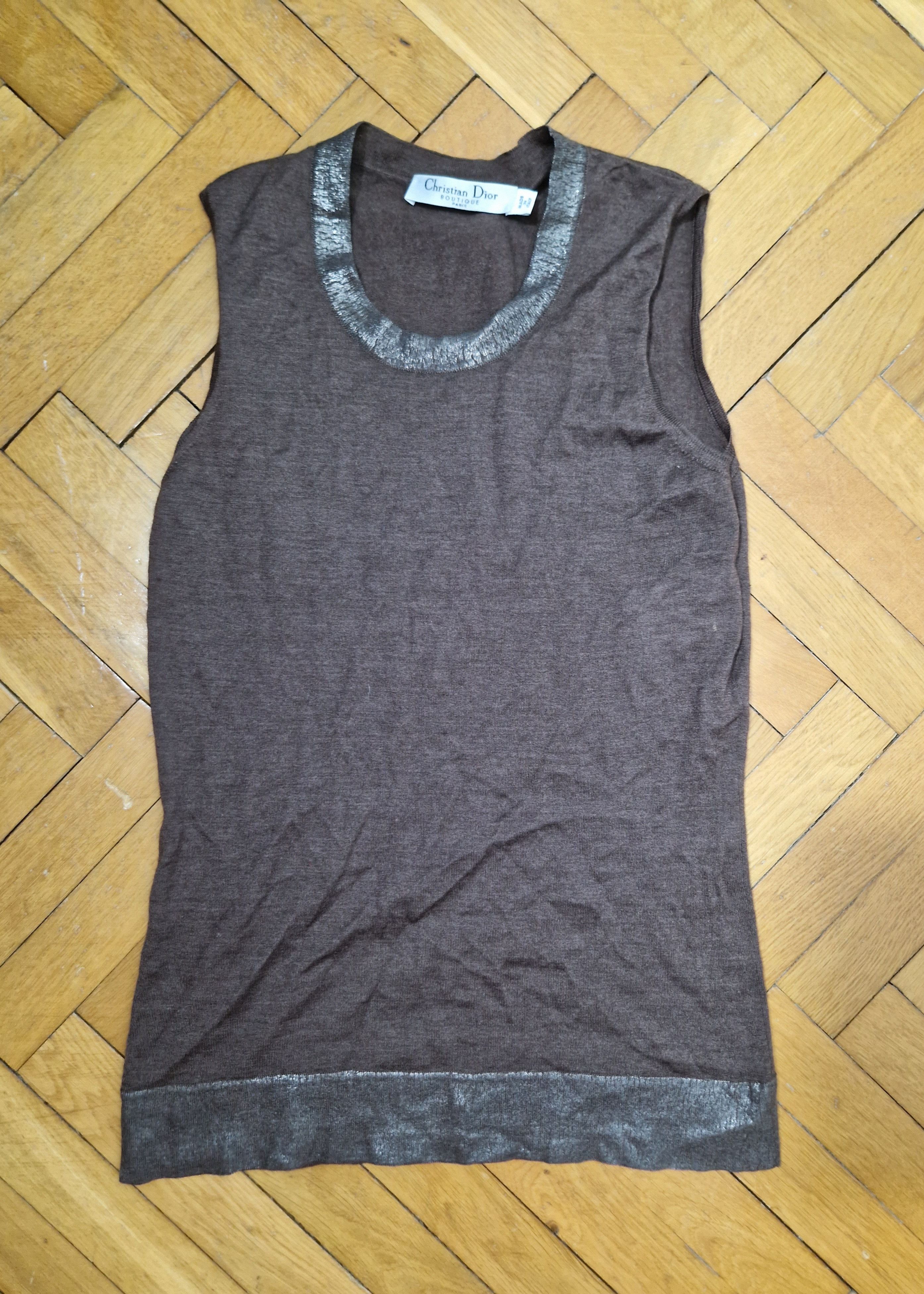 Dior Christian Dior wool top Size S / US 4 / IT 40 - 1 Thumbnail