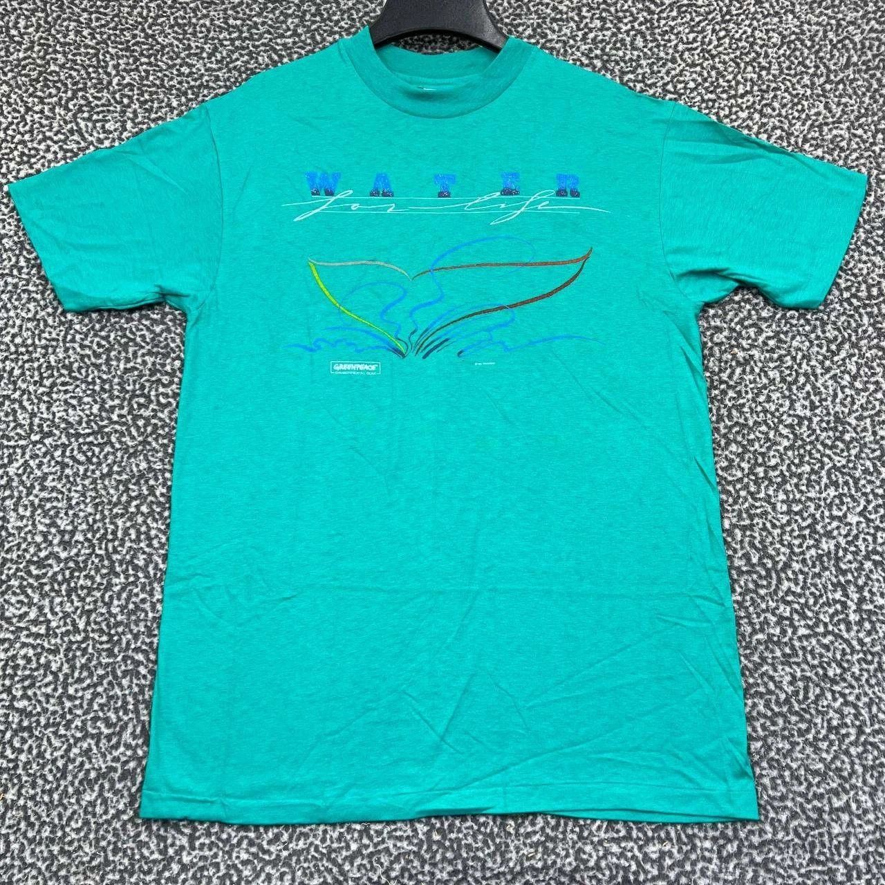 Hanes Vintage Greenpeace Water Shirt Men L Short Sleeve Deadstock Size US L / EU 52-54 / 3 - 1 Thumbnail