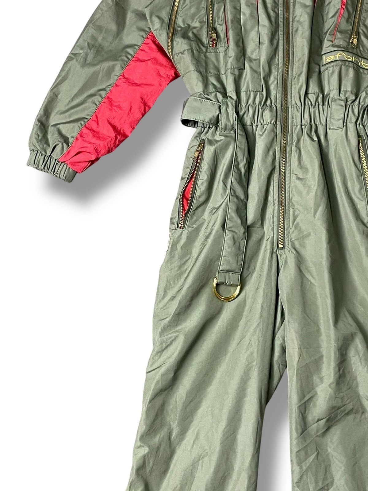 Japanese Brand × Vintage Lafont x Vintage Full One Piece Ski Suit (42) Size US 32 / EU 48 - 5 Thumbnail