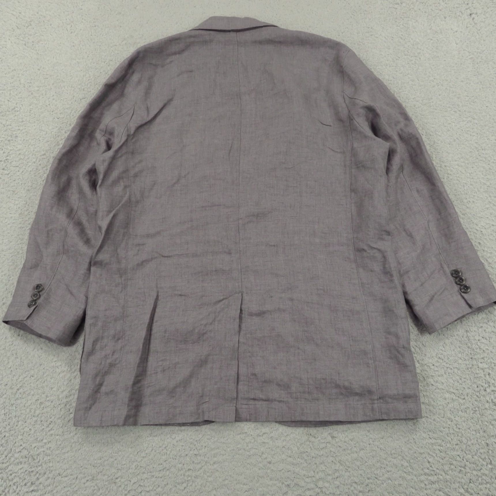 The Territory Ahead Territory Ahead Linen Blazer Mens 42R Medium Blue Solid Summer Size 40R - 5 Thumbnail