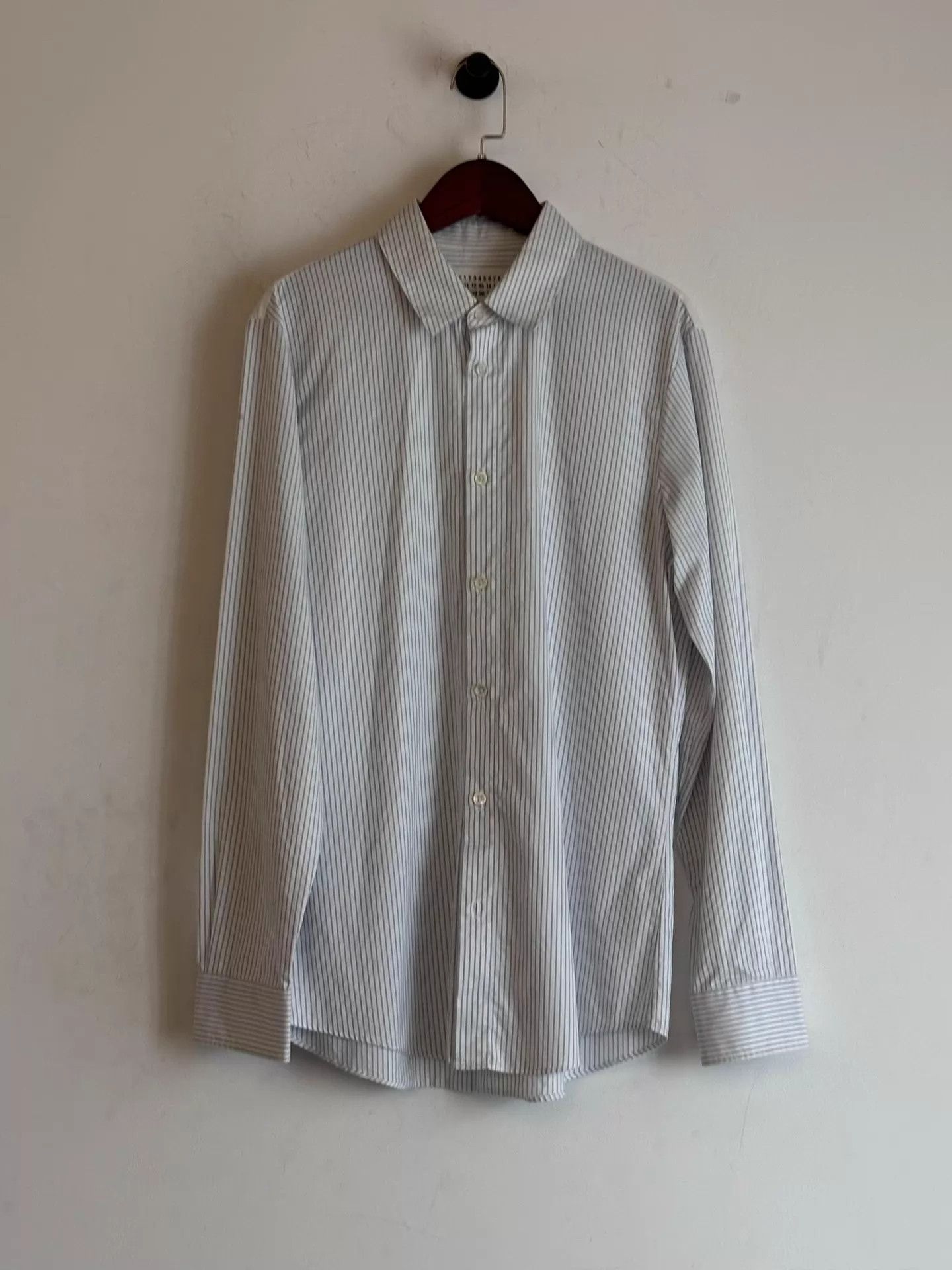 Maison Margiela MMM SS2014 Deconstructed Front-Back Reversed White Shirt 46 Size US S / EU 44-46 / 1 - 3 Thumbnail
