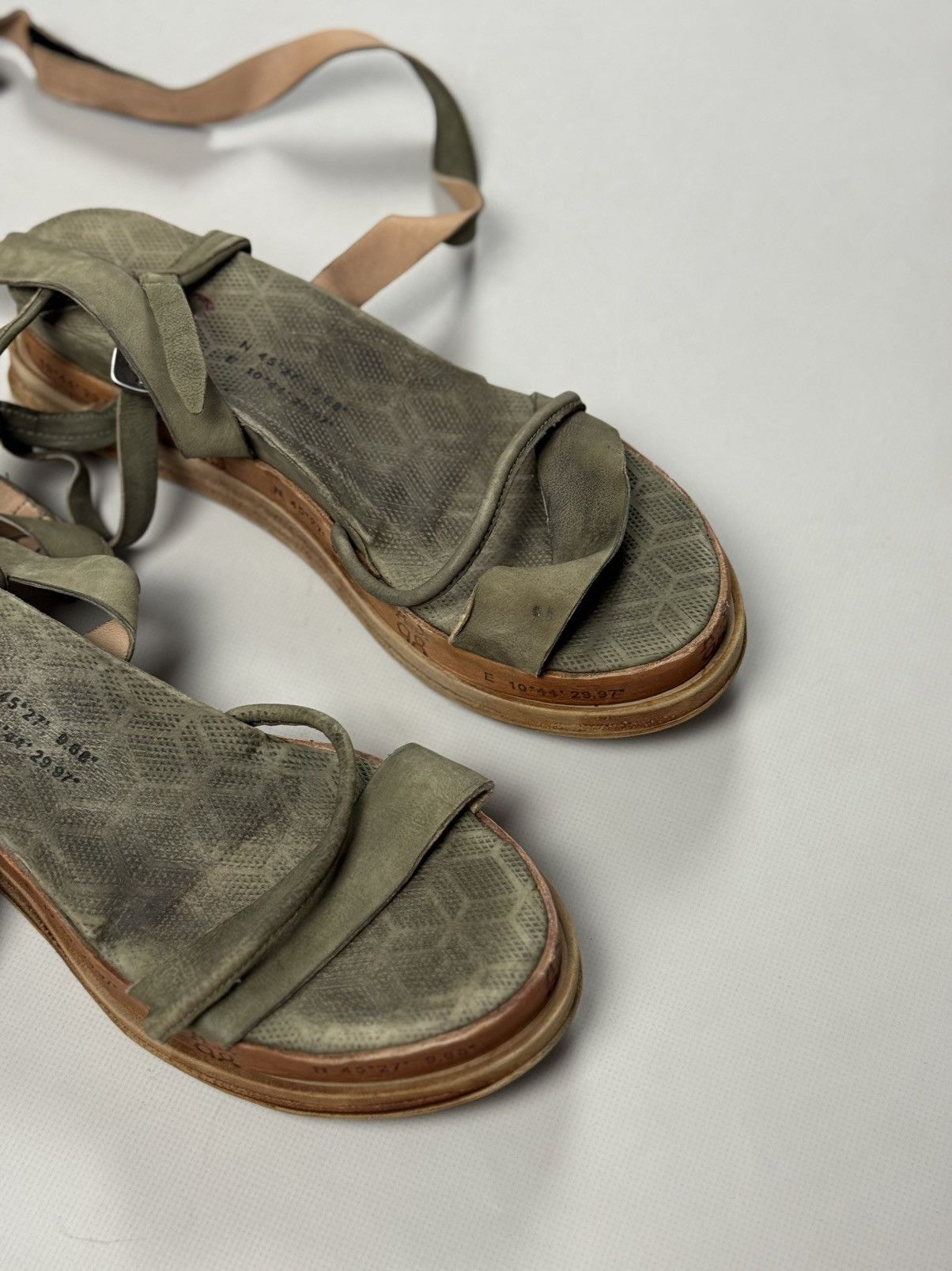 A.S.98 A.S. 98 Airstep Lagos Leather Strappy Platform Sandals Size US 11 / IT 41 - 4 Thumbnail
