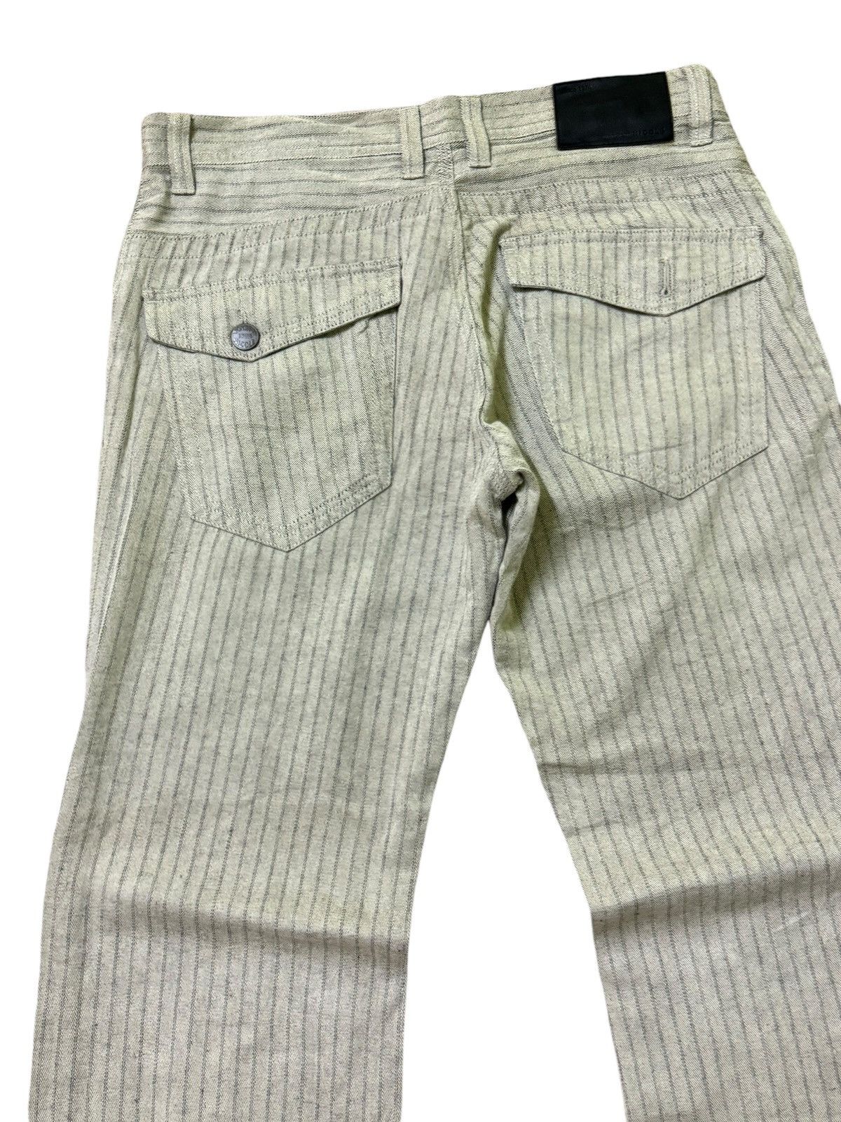 Japanese Brand × Matsuda × Vintage Vintage MONSIEUR NICOLE Hickory Pinstriped Pant Size US 32 / EU 48 - 9 Thumbnail