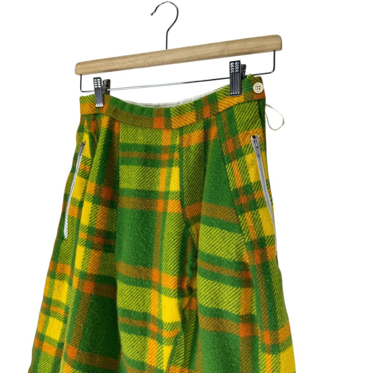 Comme des Garcons 🌟CDG TRICOT AD2000 TARTAN DECONSTRUCTED SKIRTS Size 26" / US 2 / IT 38 - 4 Thumbnail