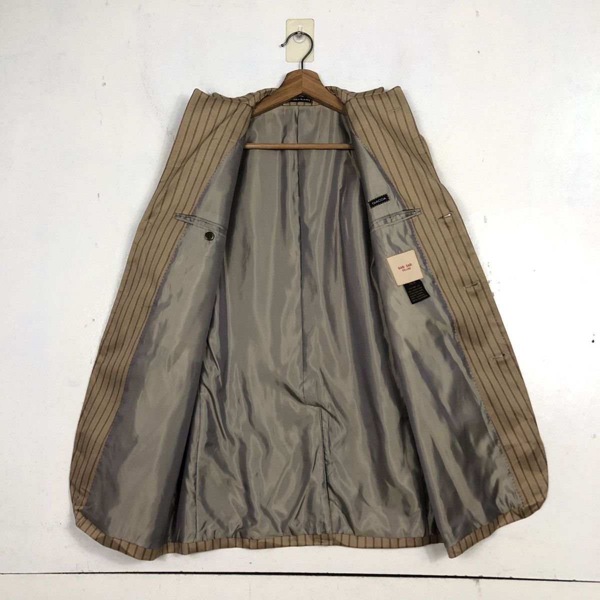 Issey Miyake 💥VINTAGE CHORE WORK JACKET STRIPED SABI SABI Size US M / EU 48-50 / 2 - 15 Thumbnail