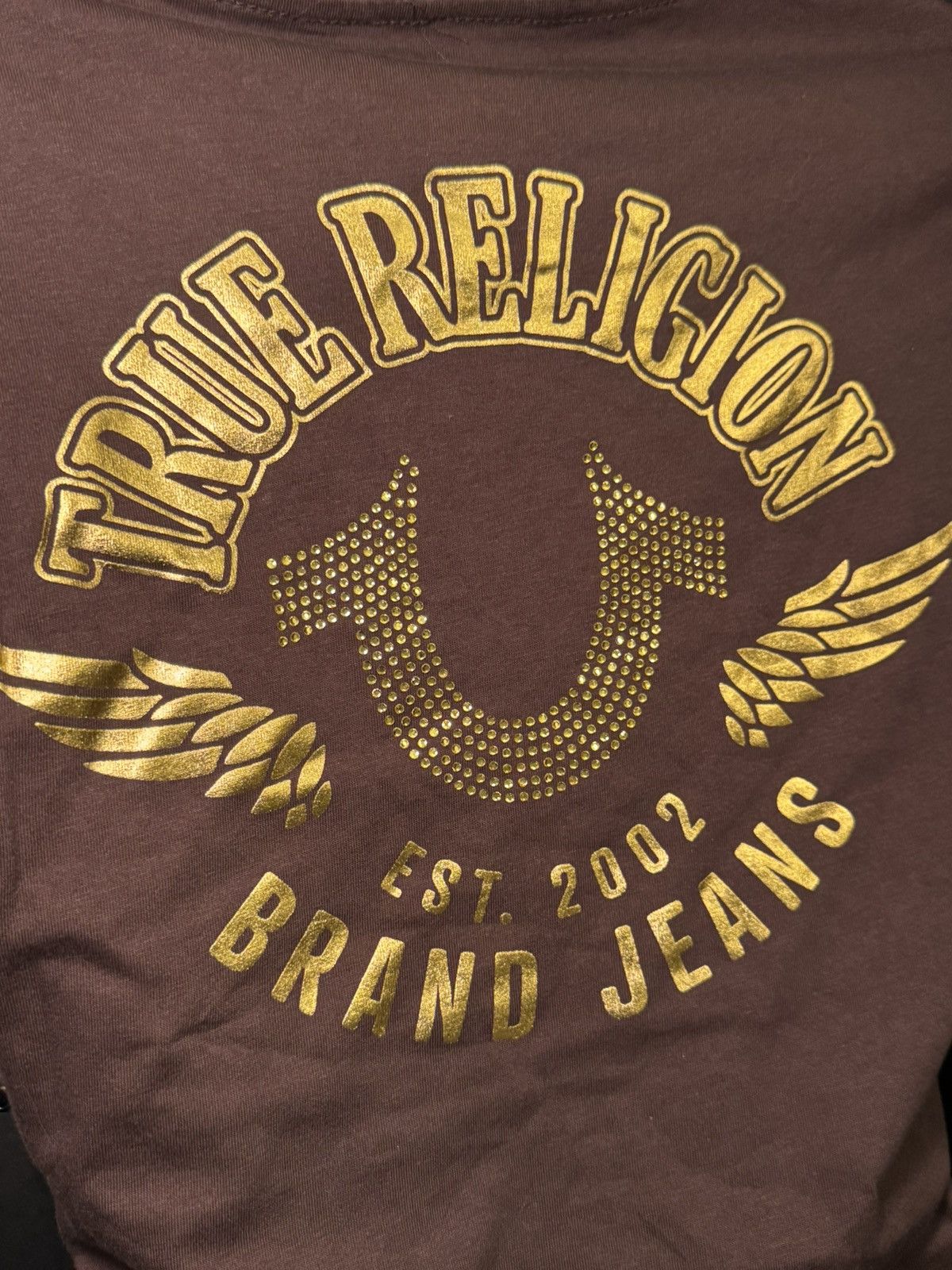 True Religion True Religion Java Crystal HS Wing Crew Tee Size M Size M / US 6-8 / IT 42-44 - 8 Thumbnail