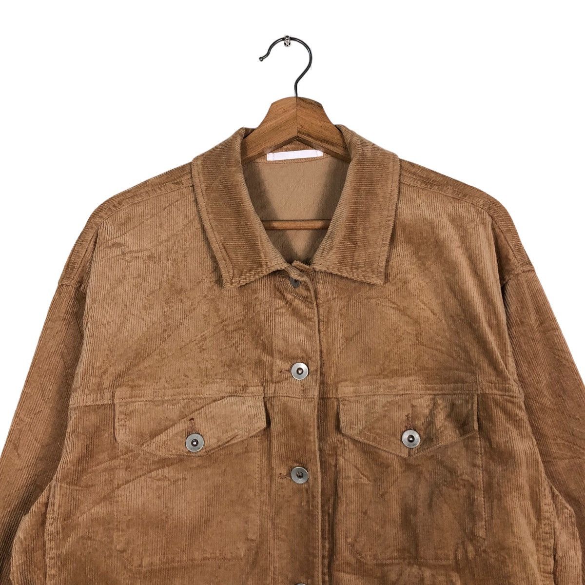 🔥Cropped Biker Jacket Corduroy Uniqlo Japan Issey Miyake