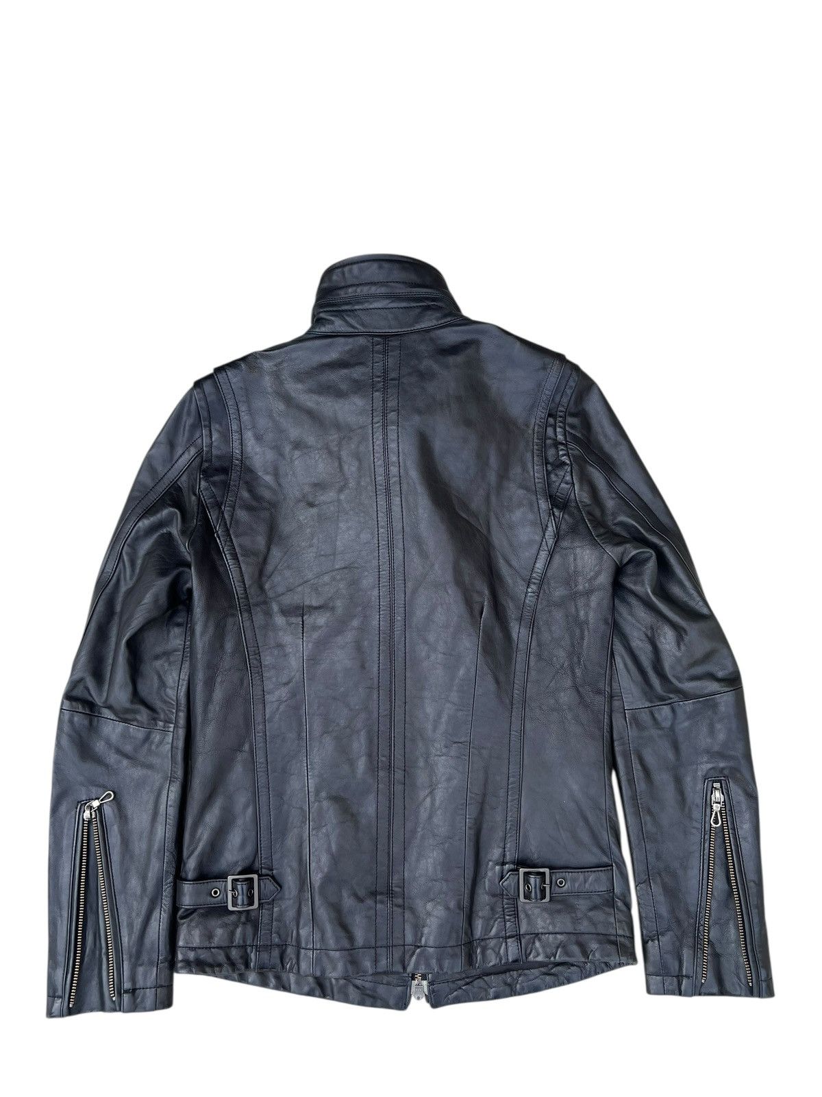 Schlussel Schlussel Japan Patina Sheepskin Leather Jacket Size US S / EU 44-46 / 1 - 18 Thumbnail