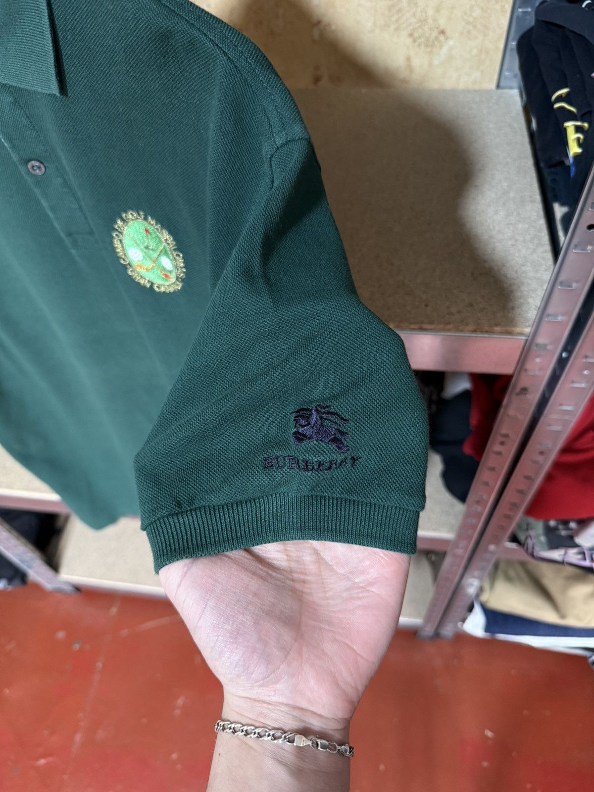 Burberry Luxury Burberry Campo De Golf Maspalomas Polo T-Shirt Size US XL / EU 56 / 4 - 4 Thumbnail