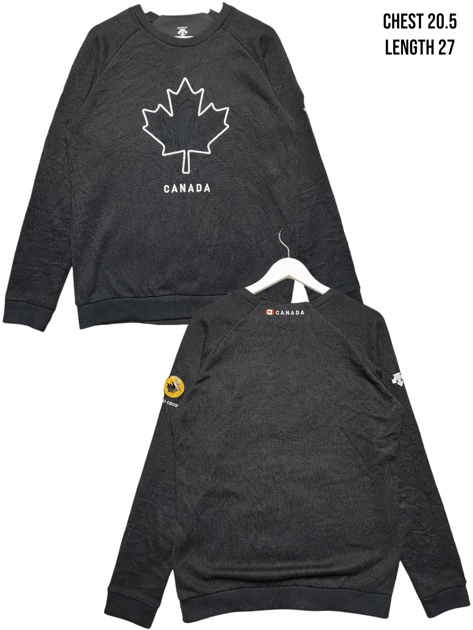 Descente × Japanese Brand Vintage Descente Ski Cross Canada Big Logo Size US S / EU 44-46 / 1 - 1 Thumbnail