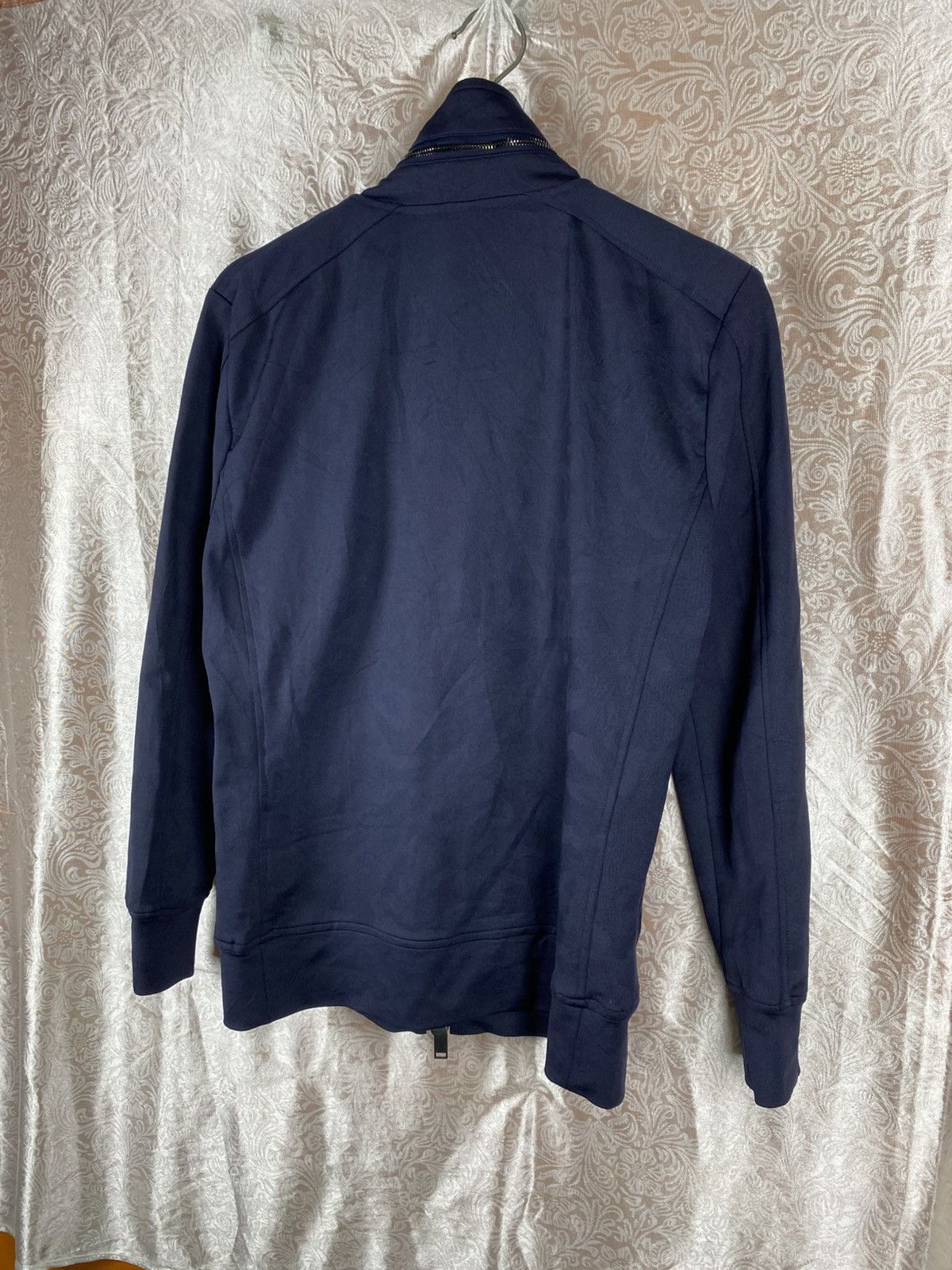 junhashimoto Vintage Jun Hashimoto Navy Track Double Zip Sweat Jacket Size US M / EU 48-50 / 2 - 9 Thumbnail
