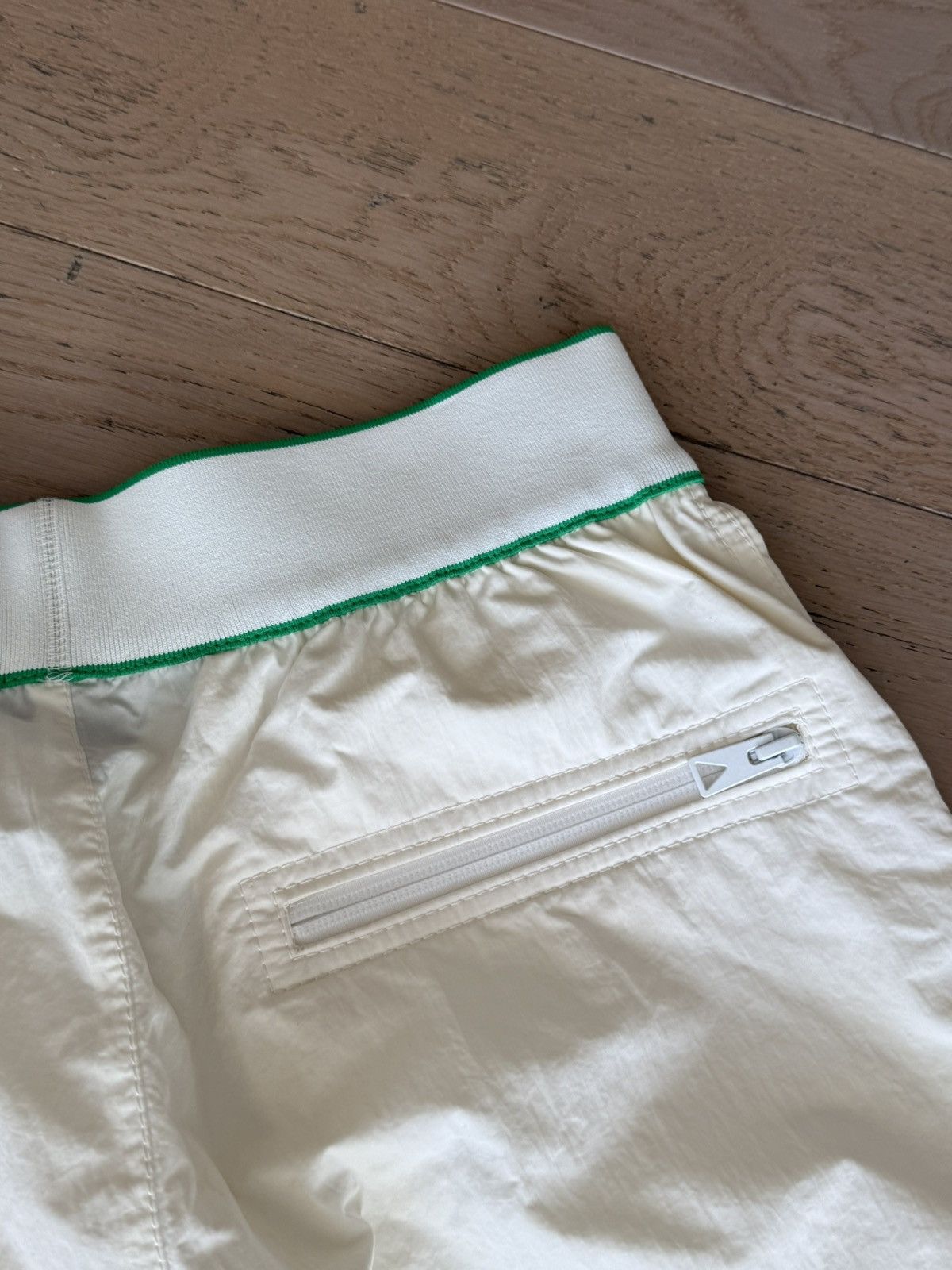 Bottega Veneta White paper nylon trousers pants Size US 30 / EU 46 - 7 Thumbnail