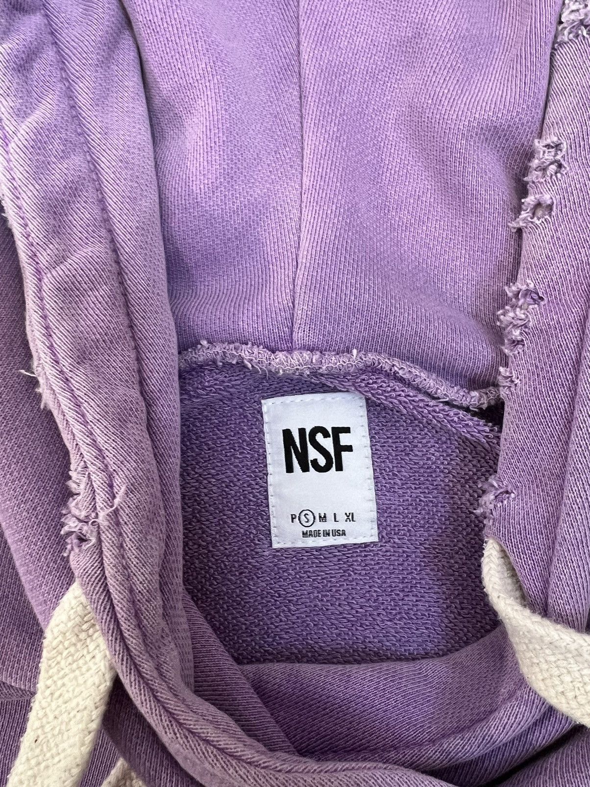 Nsf distressed hoodie sales
