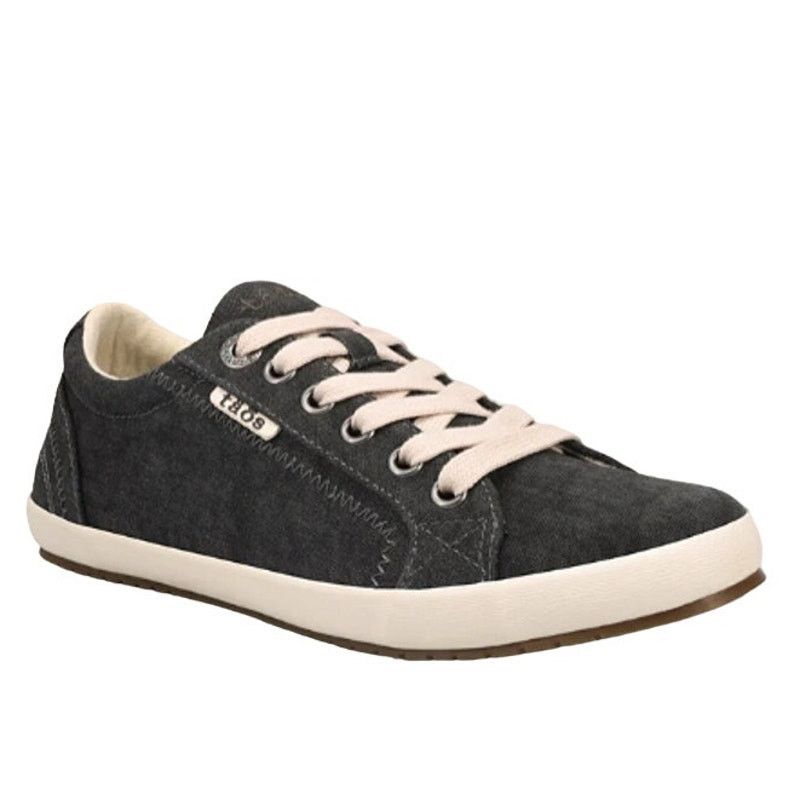 Taos Star Casual Sneakers Lace Up Low Top Canvas Charcoal 10