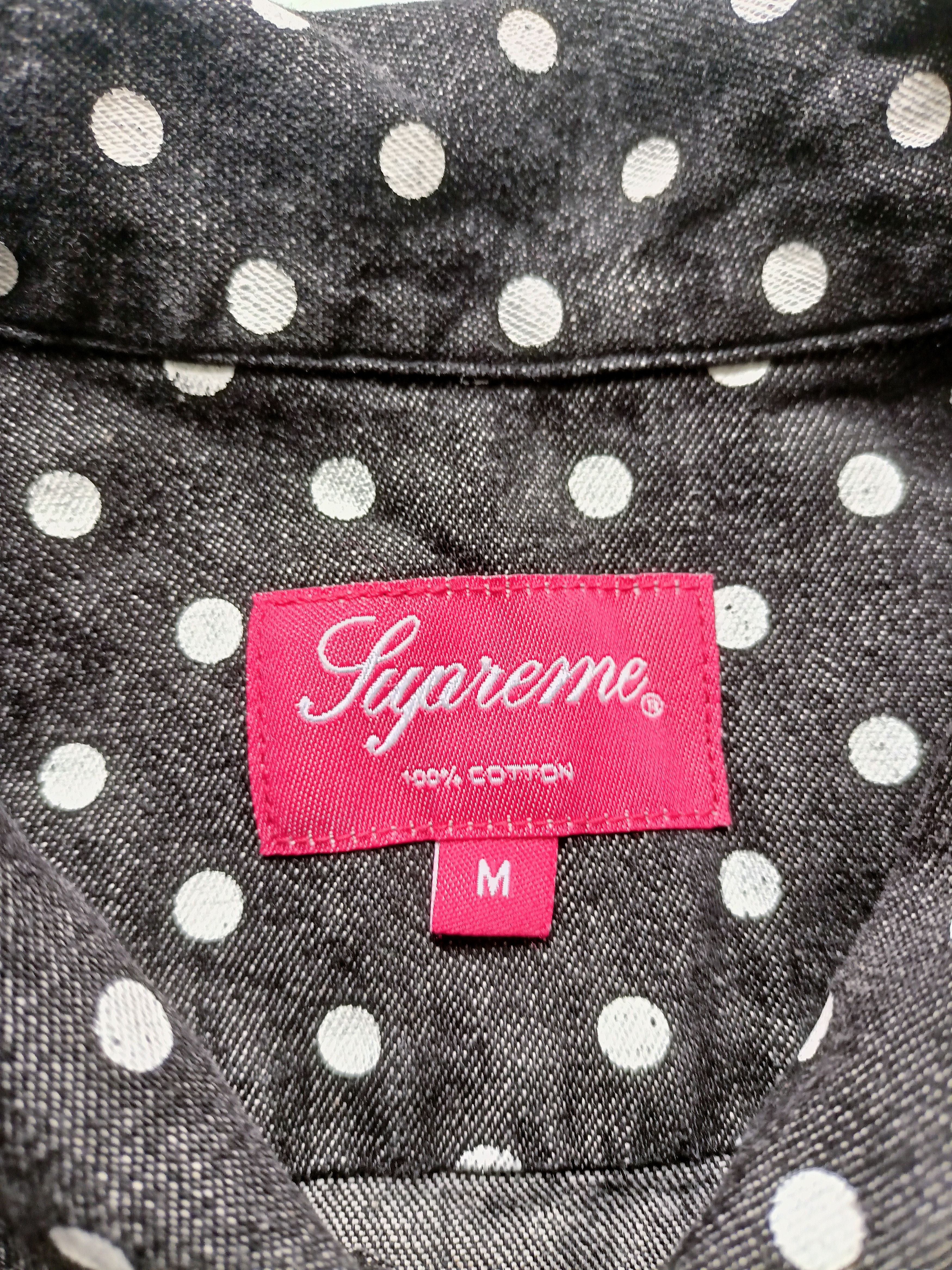 Supreme Supreme Polka Dot Denim Shirt Size US M / EU 48-50 / 2 - 4 Thumbnail