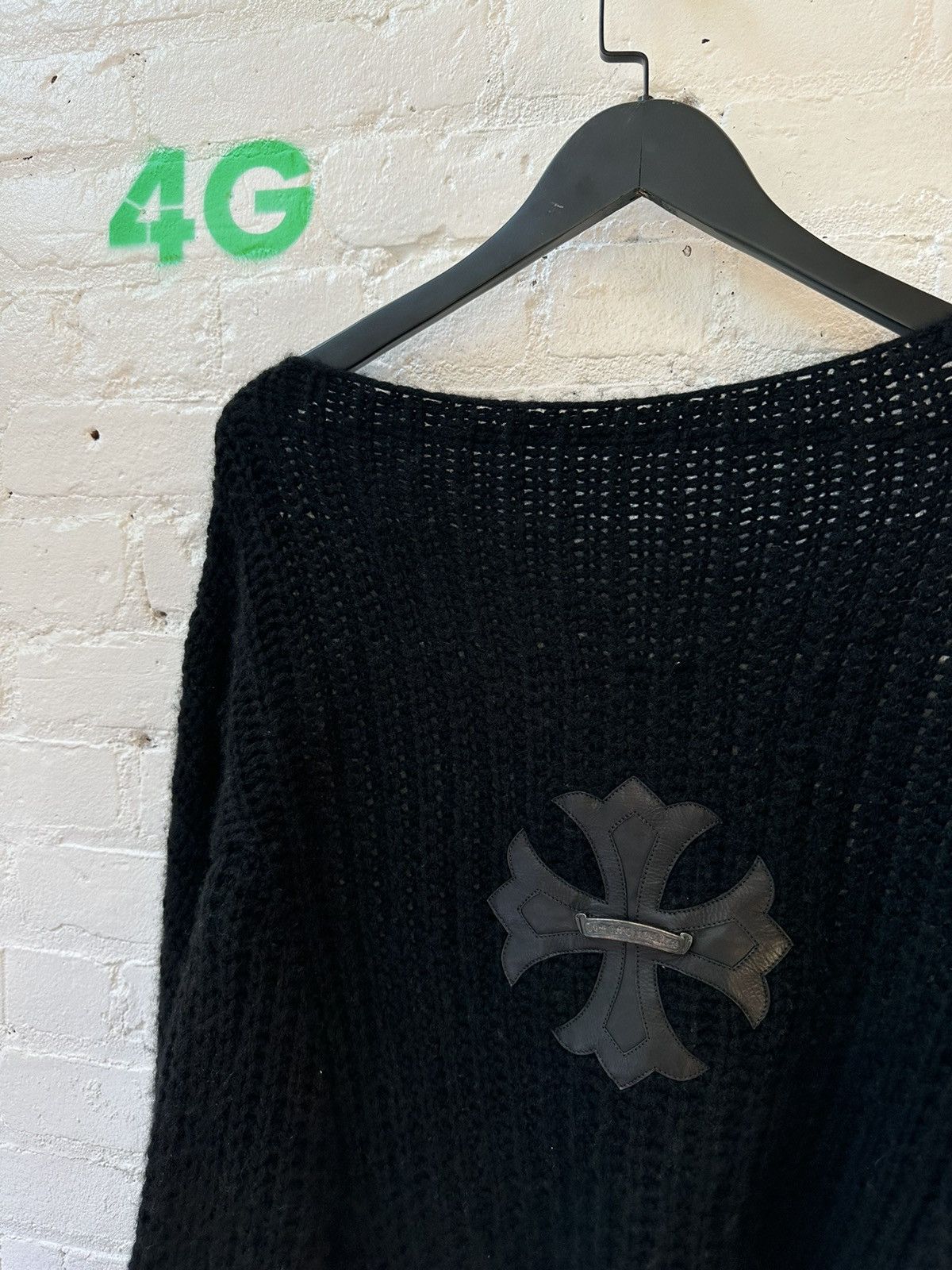 Chrome Hearts CHROME HEARTS CASHMERE CROSS PATCH OPIUM GOTH CAPE Size US XXL / EU 58 / 5 - 2 Thumbnail