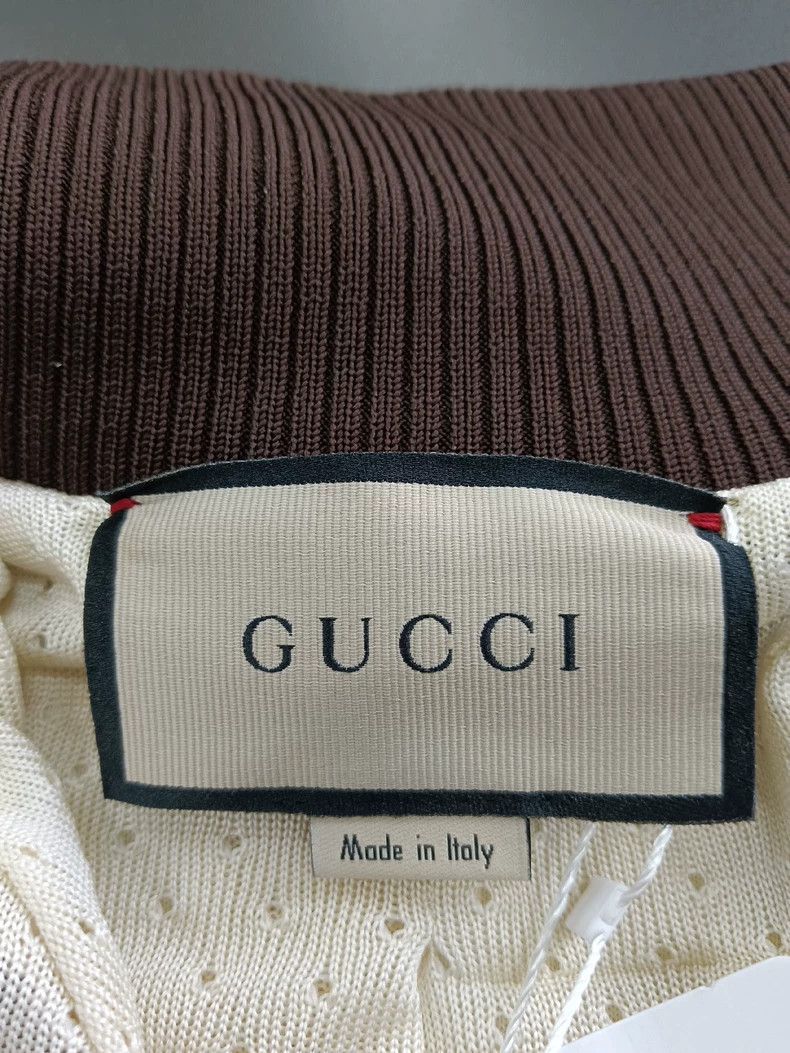 Gucci Gucci Classic logo logo stand-up collar long-sleeved jacket Size US XL / EU 56 / 4 - 4 Thumbnail