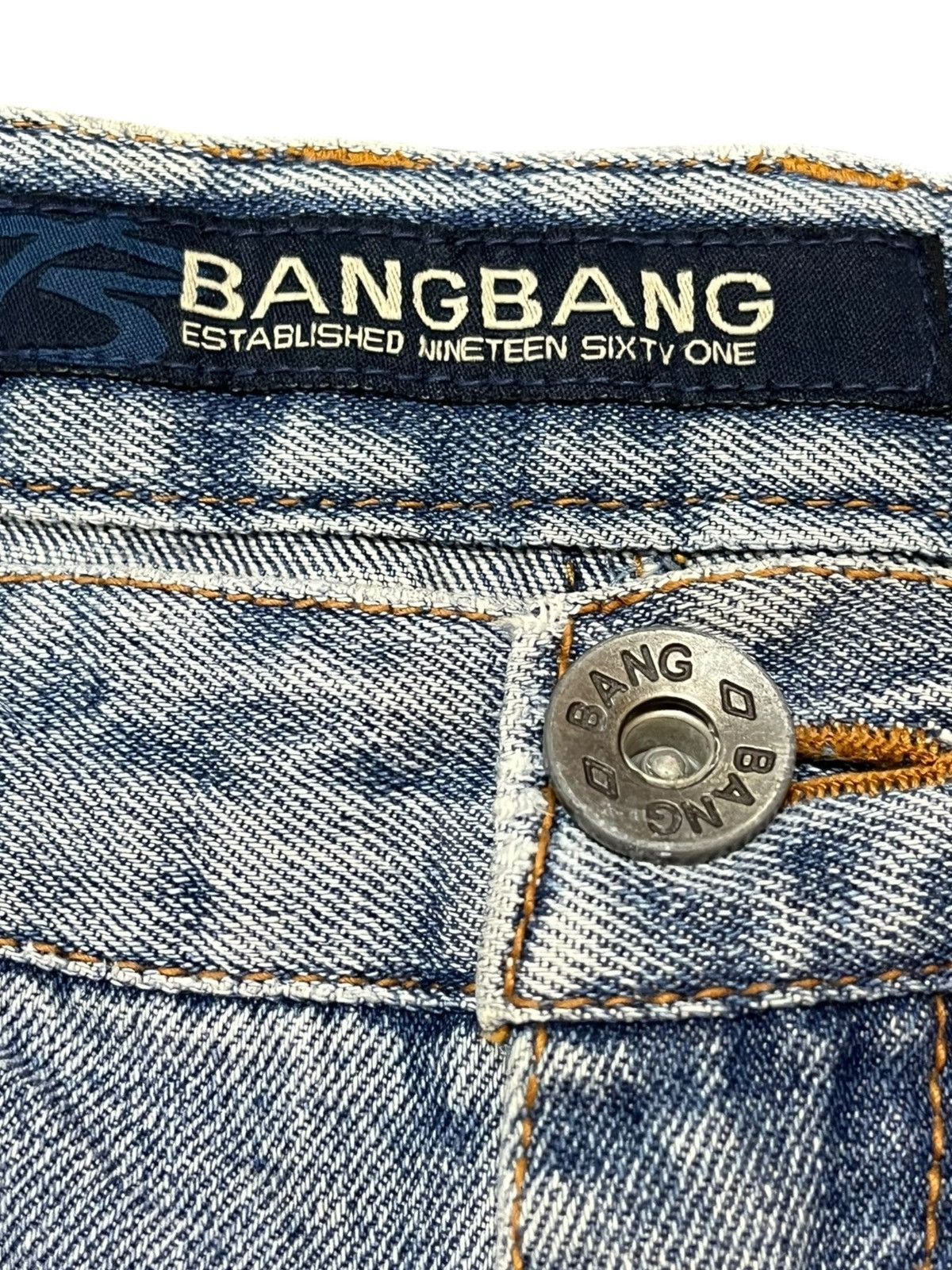 Japanese Brand × Southpole Vintage Bangbang Baggy Faded Denim Size US 33 - 5 Thumbnail