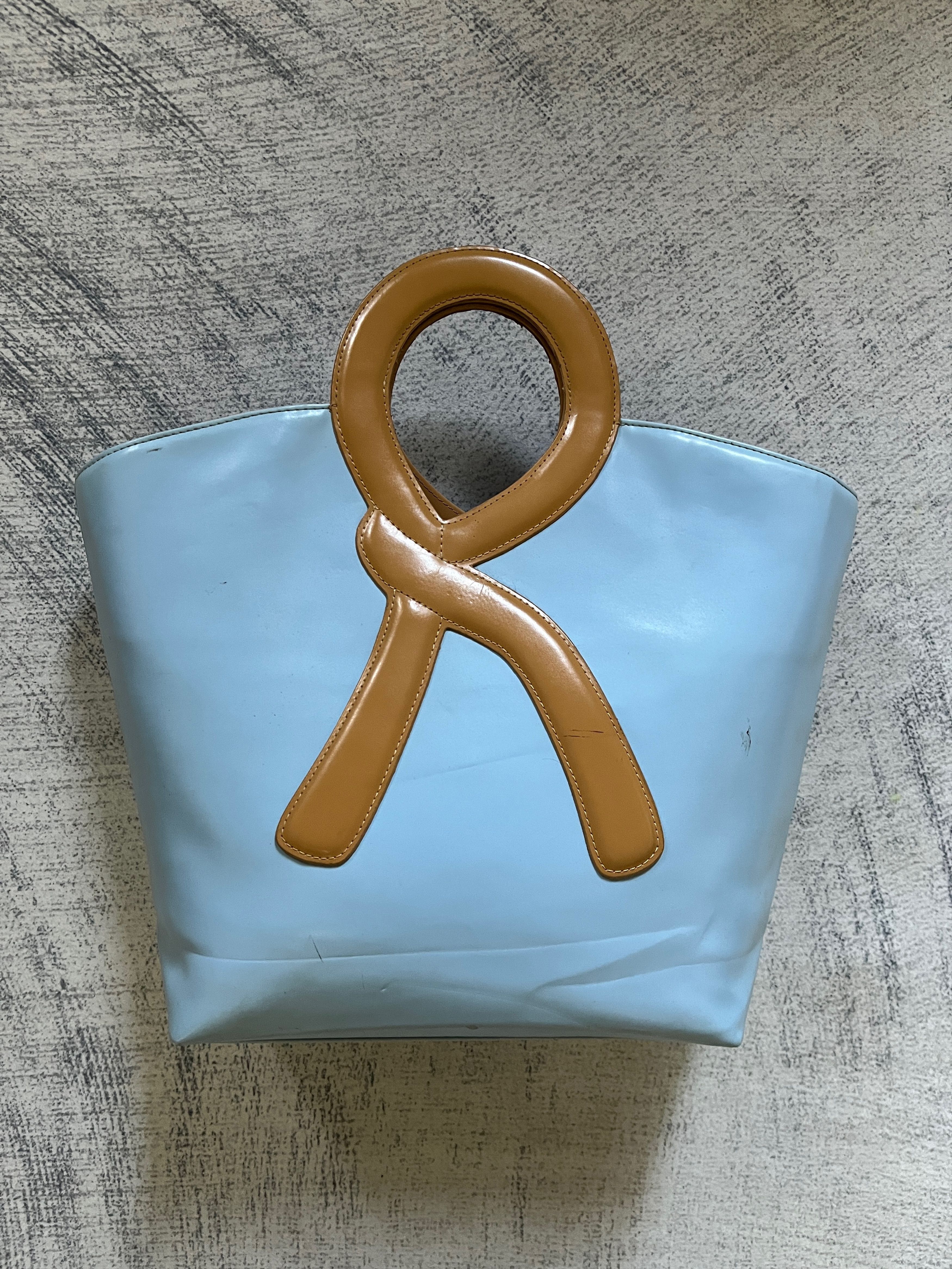 Roberta di Camerino Top Handle Leather Bag with R Brand’s Signature Size ONE SIZE - 1 Thumbnail