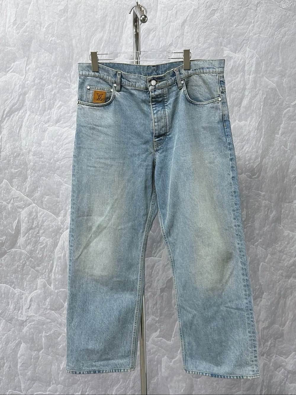 Louis Vuitton Louis Vuitton Staples Edition Denim Jeans Size 36 Size US 36 / EU 52 - 1 Thumbnail