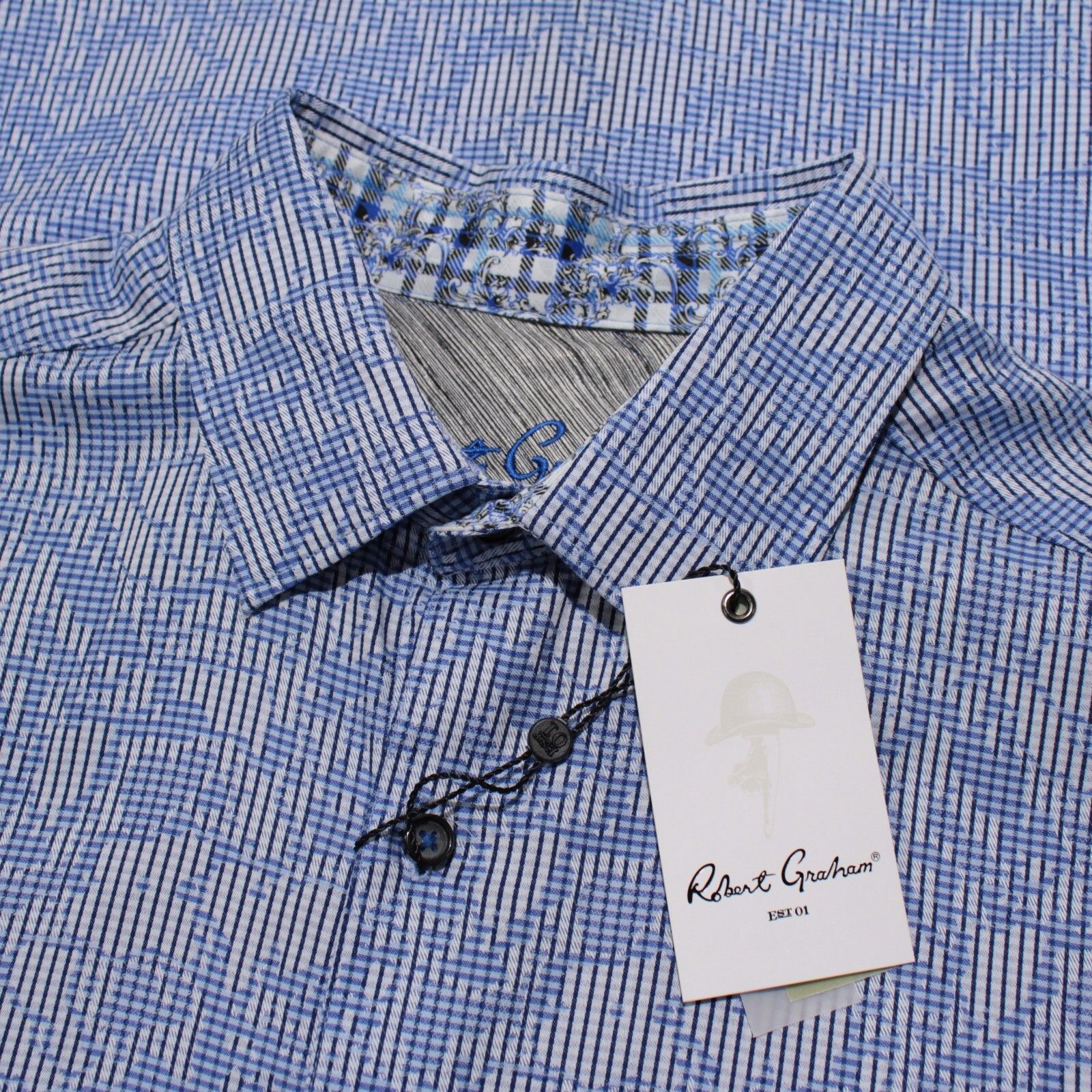 Robert Graham New with tags Shirt Size M US In Blue