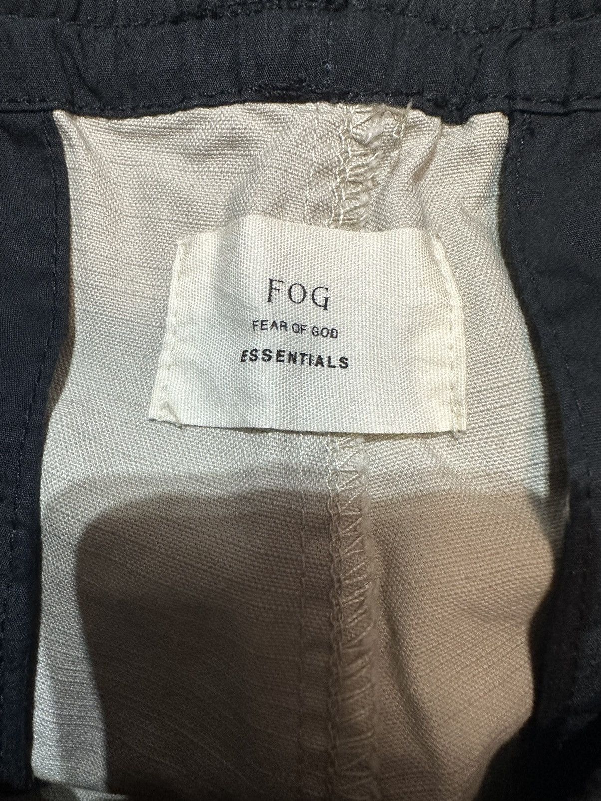 Fear of God FOG Essentials Drawstring Cargo Pants Khaki Fear Of God Size US 29 - 8 Thumbnail